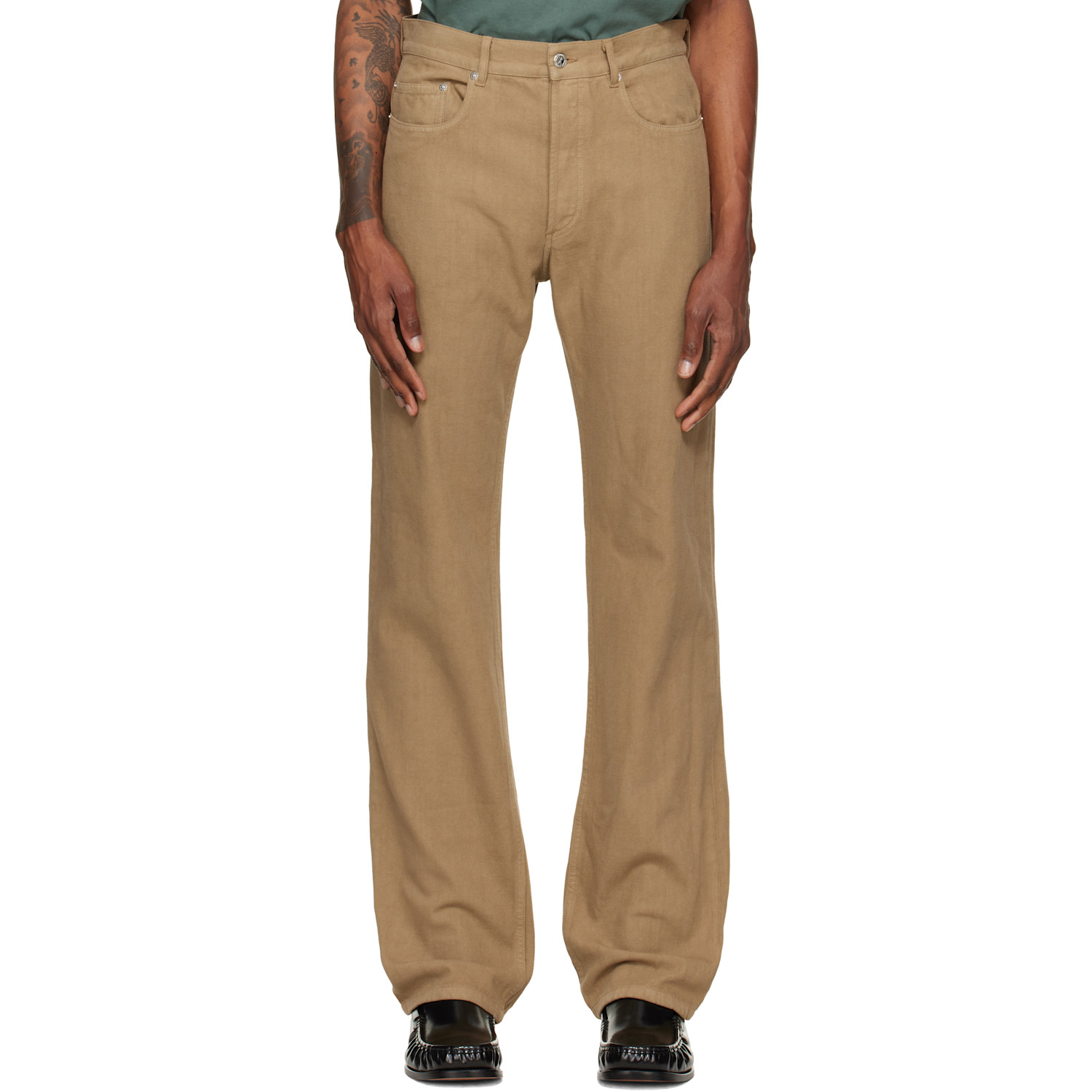 A.P.C. Beige Rescue Jeans
