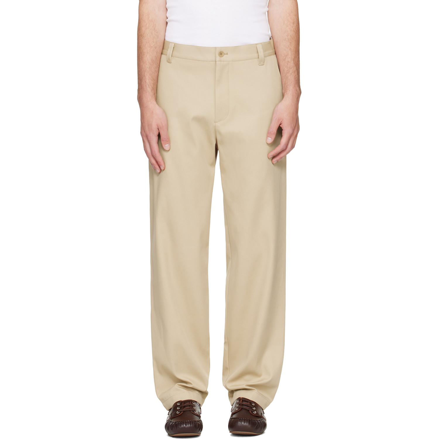 A.P.C. Beige Lawrence Trousers