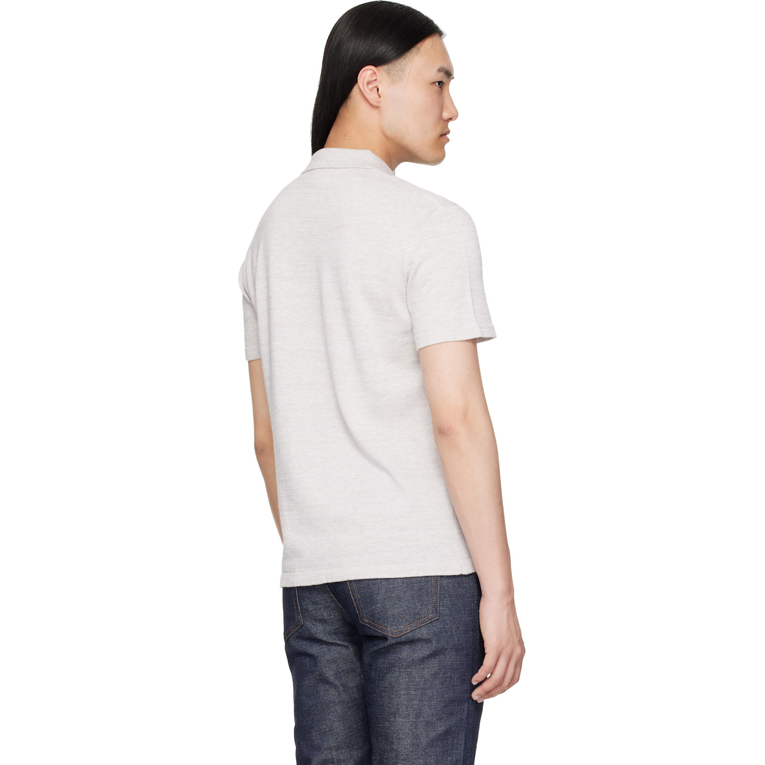  A.p.c. Gray Gide Polo 