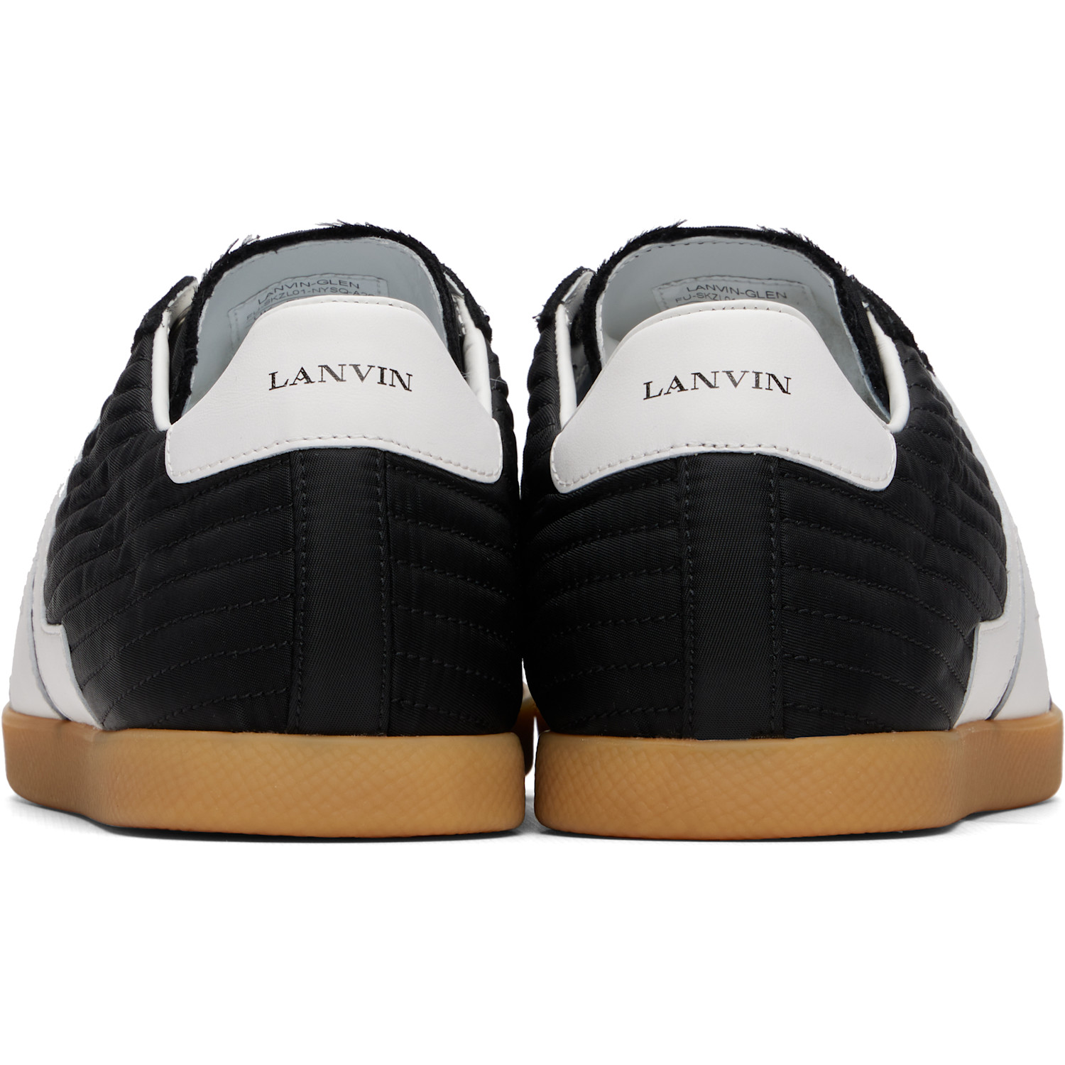 LANVIN 블랙 글렌 2.0 스니커즈
