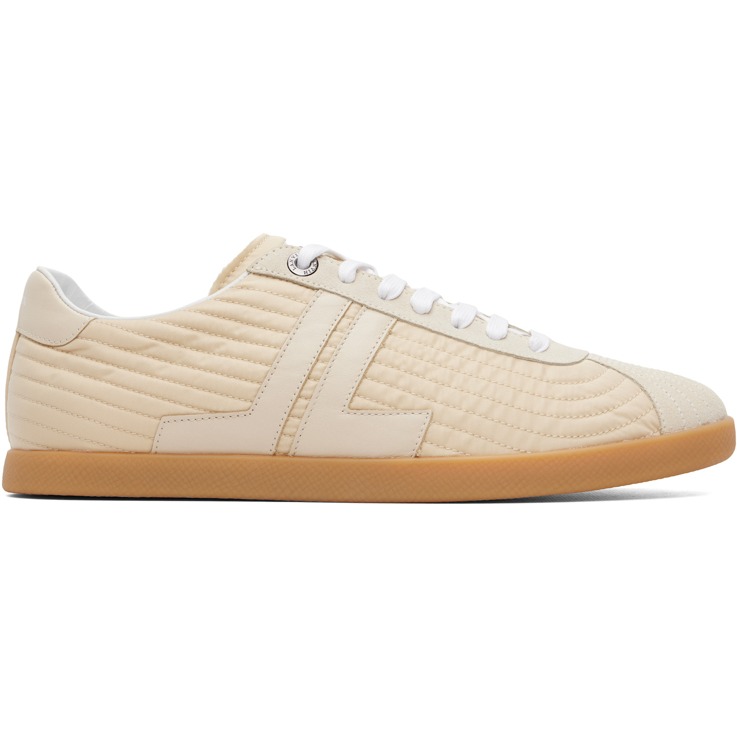 Lanvin Beige Glen 2.0 Nylon Sneakers