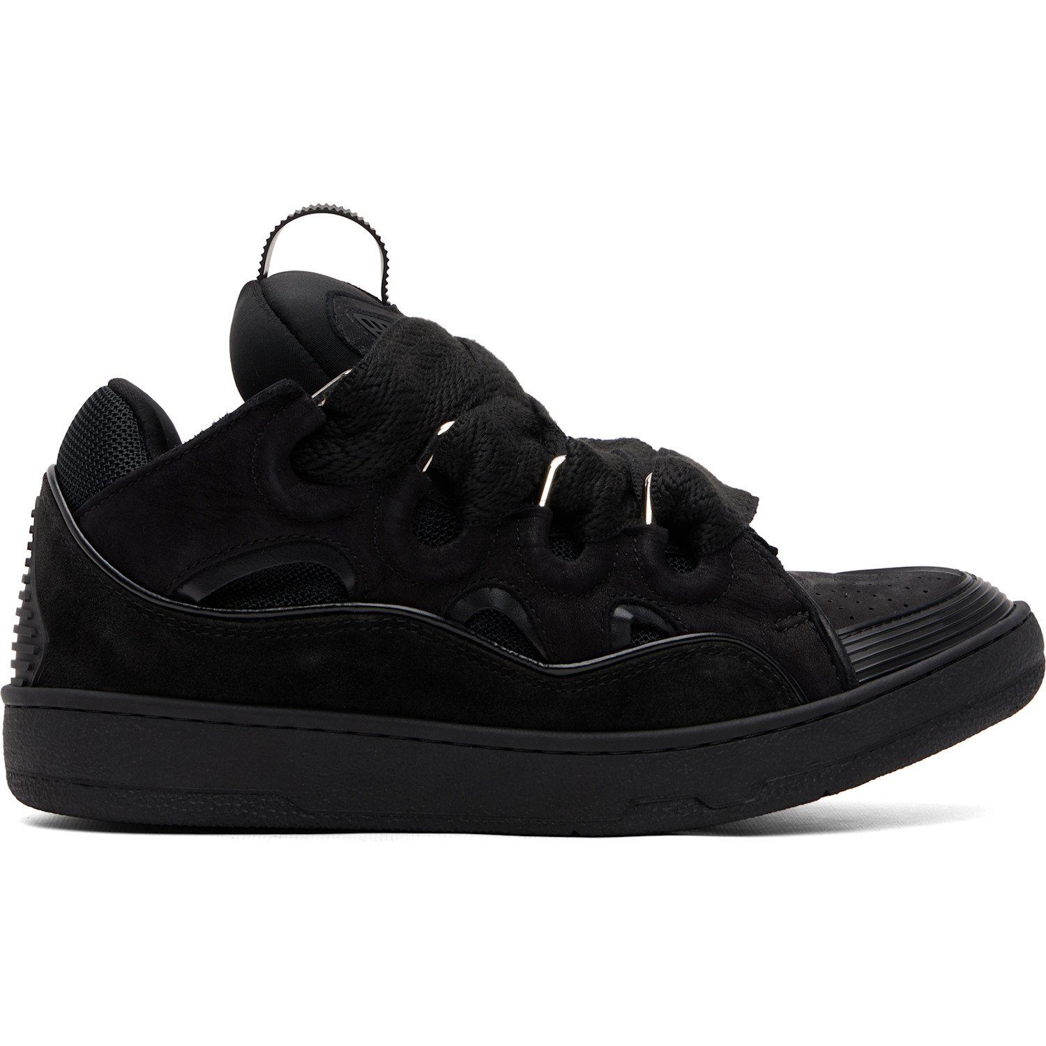 Lanvin Black Curb Sneakers