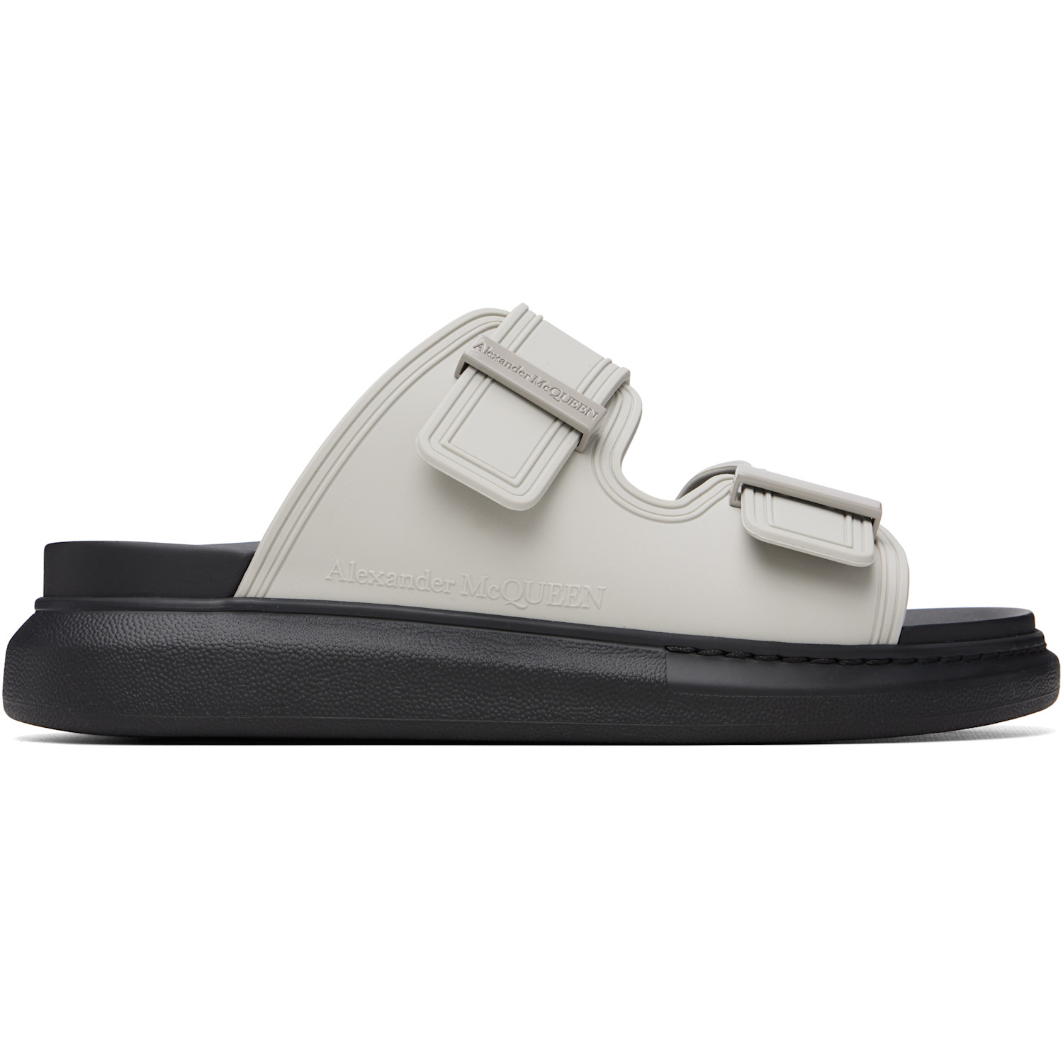 McQueen Gray Hybrid Slides