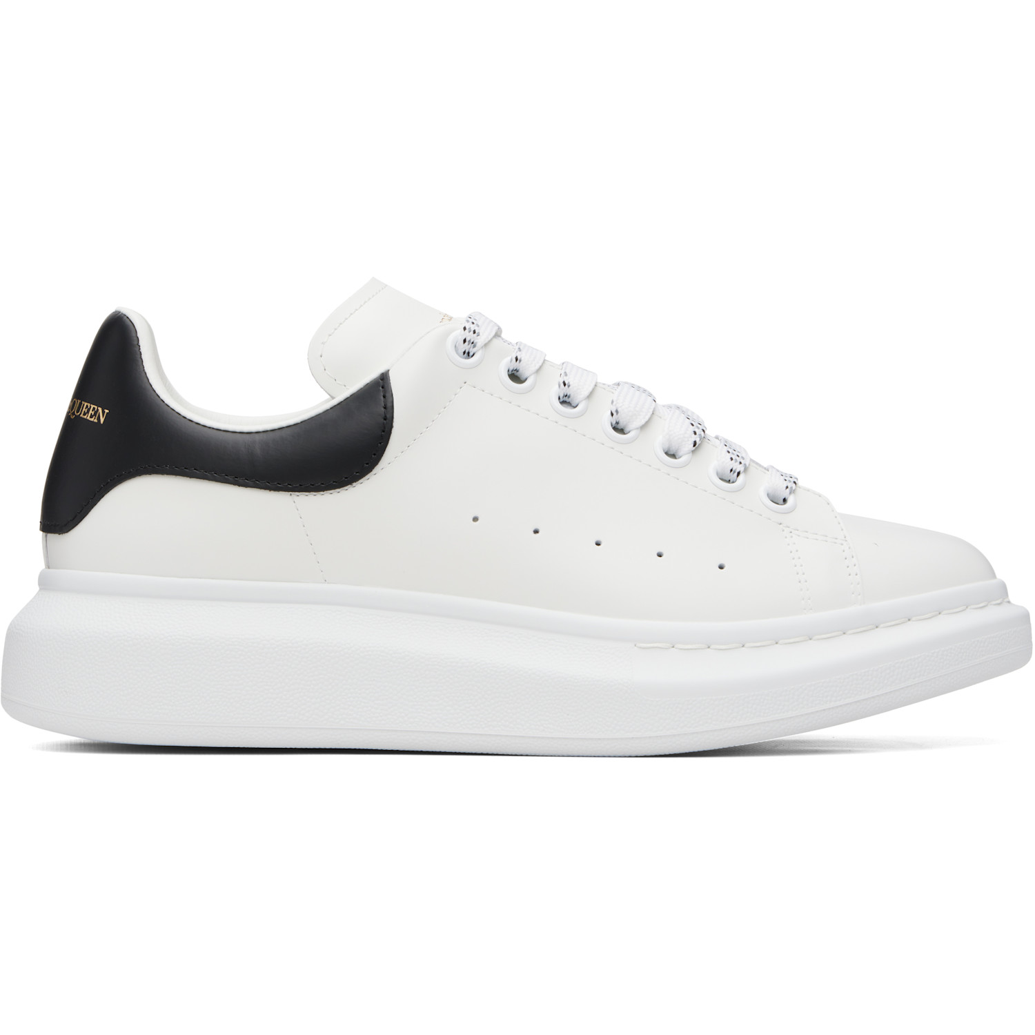 McQueen White & Black Oversized Sneakers