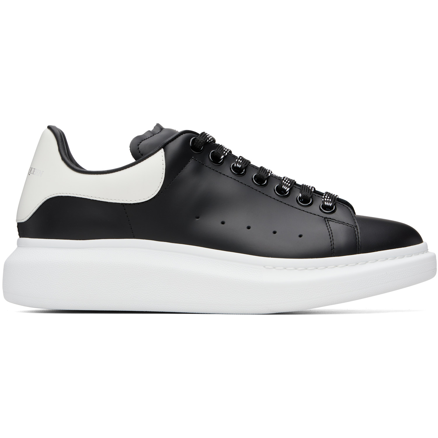 McQueen Black & White Oversized Sneakers