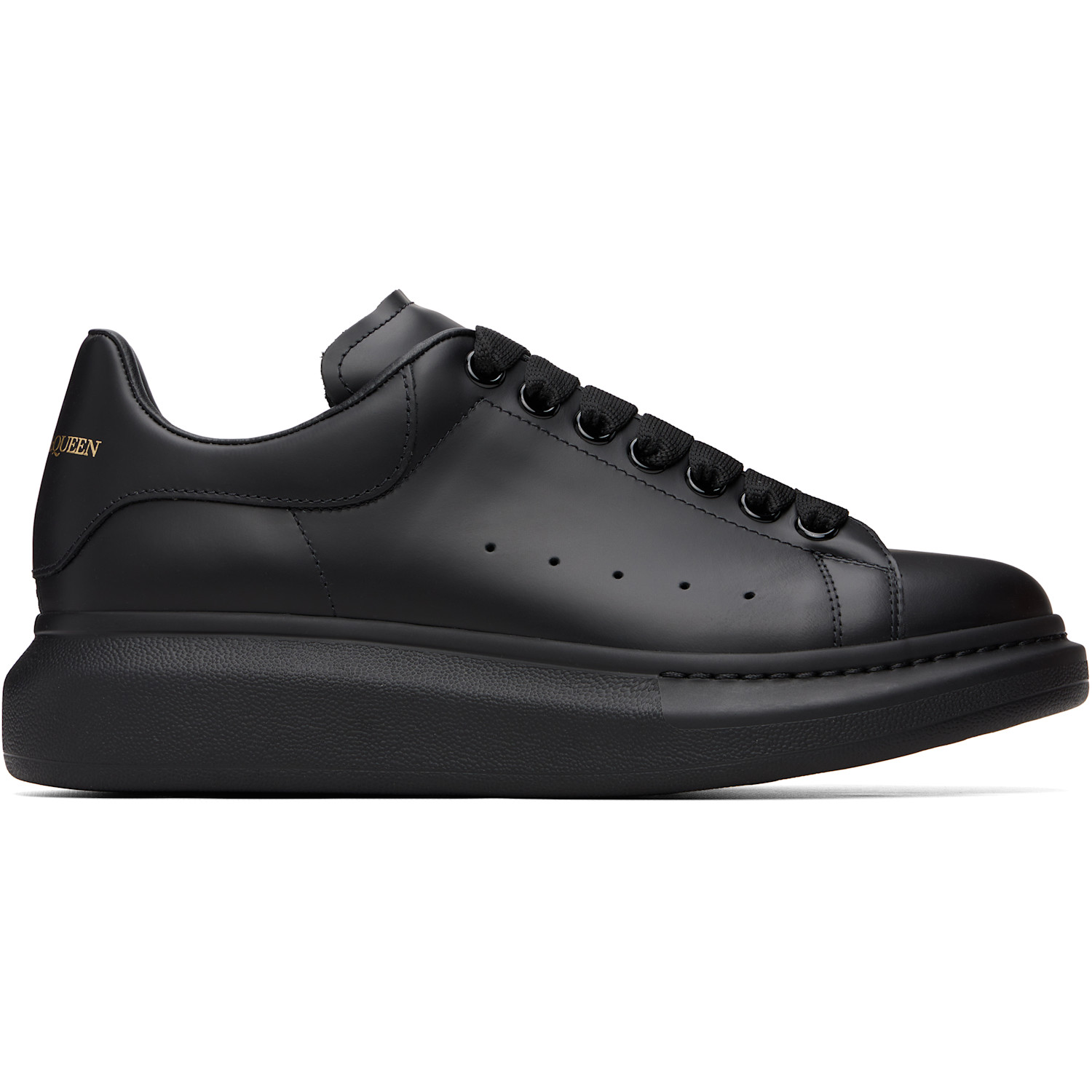 McQueen Black Oversized Sneakers