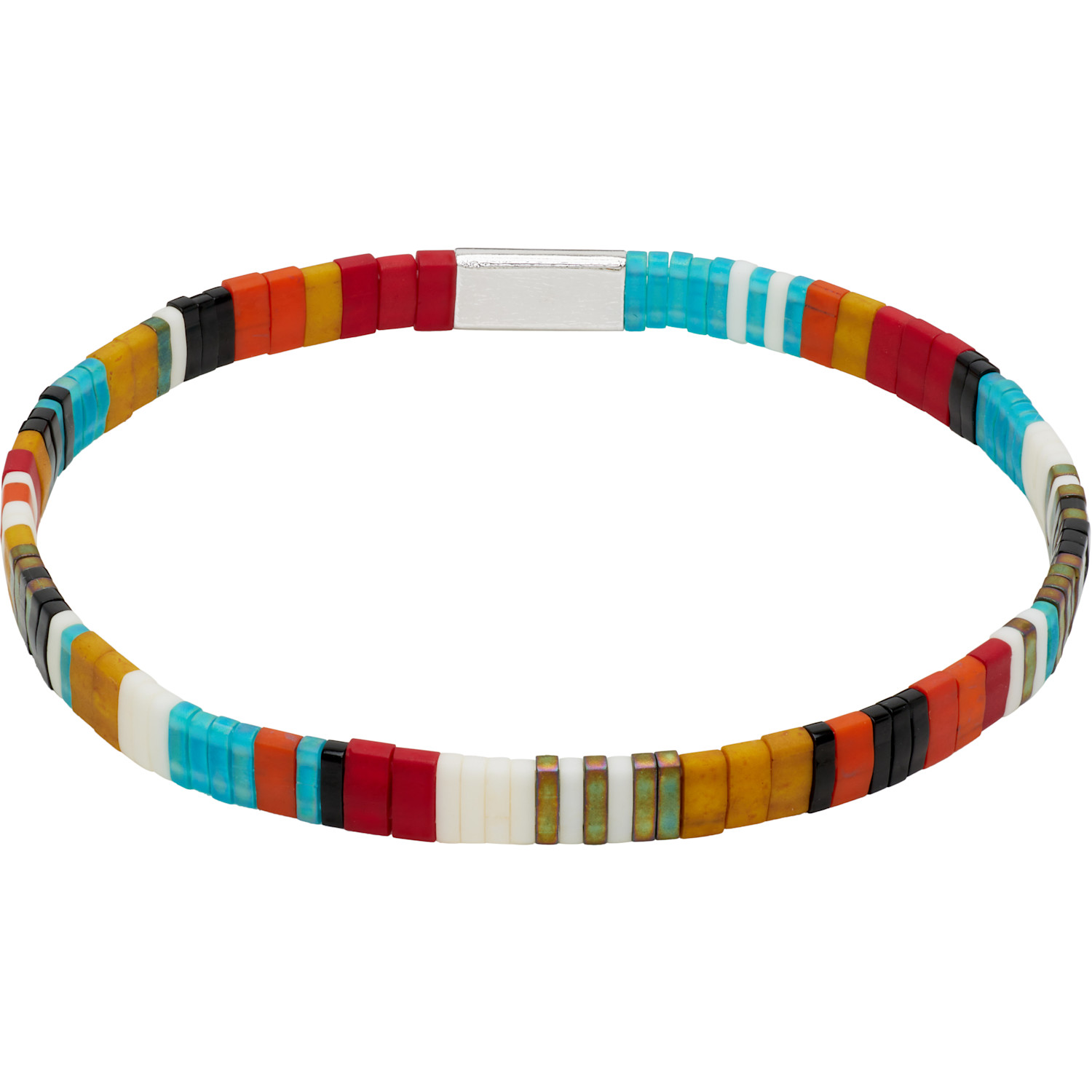  Paul Smith 'signature Stripe' Flat Bead Bracelet 