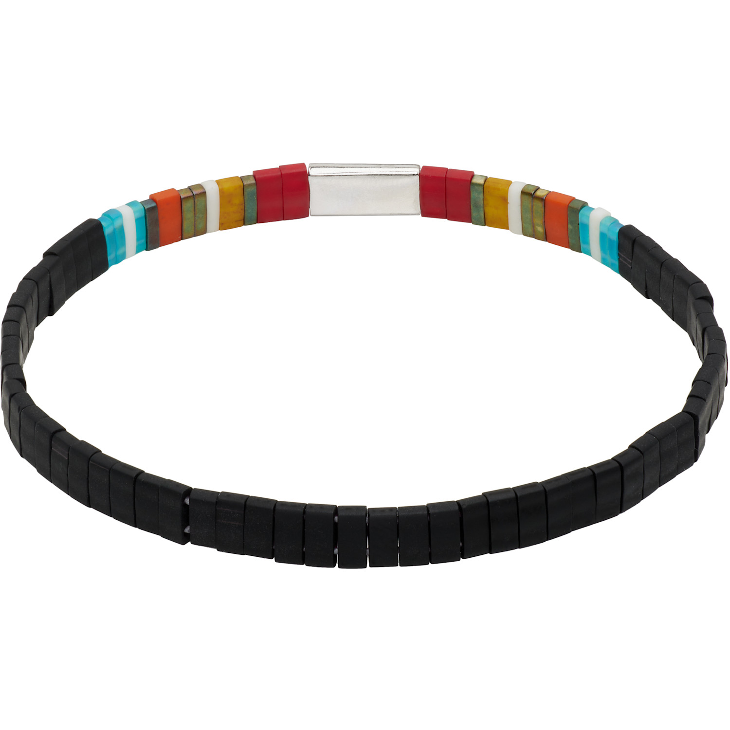  Paul Smith Stripe Flat Bead Bracelet 
