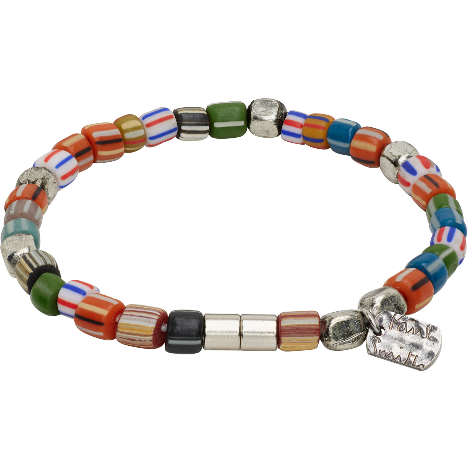  Paul Smith 'artist Stripe' Beaded Bracelet 