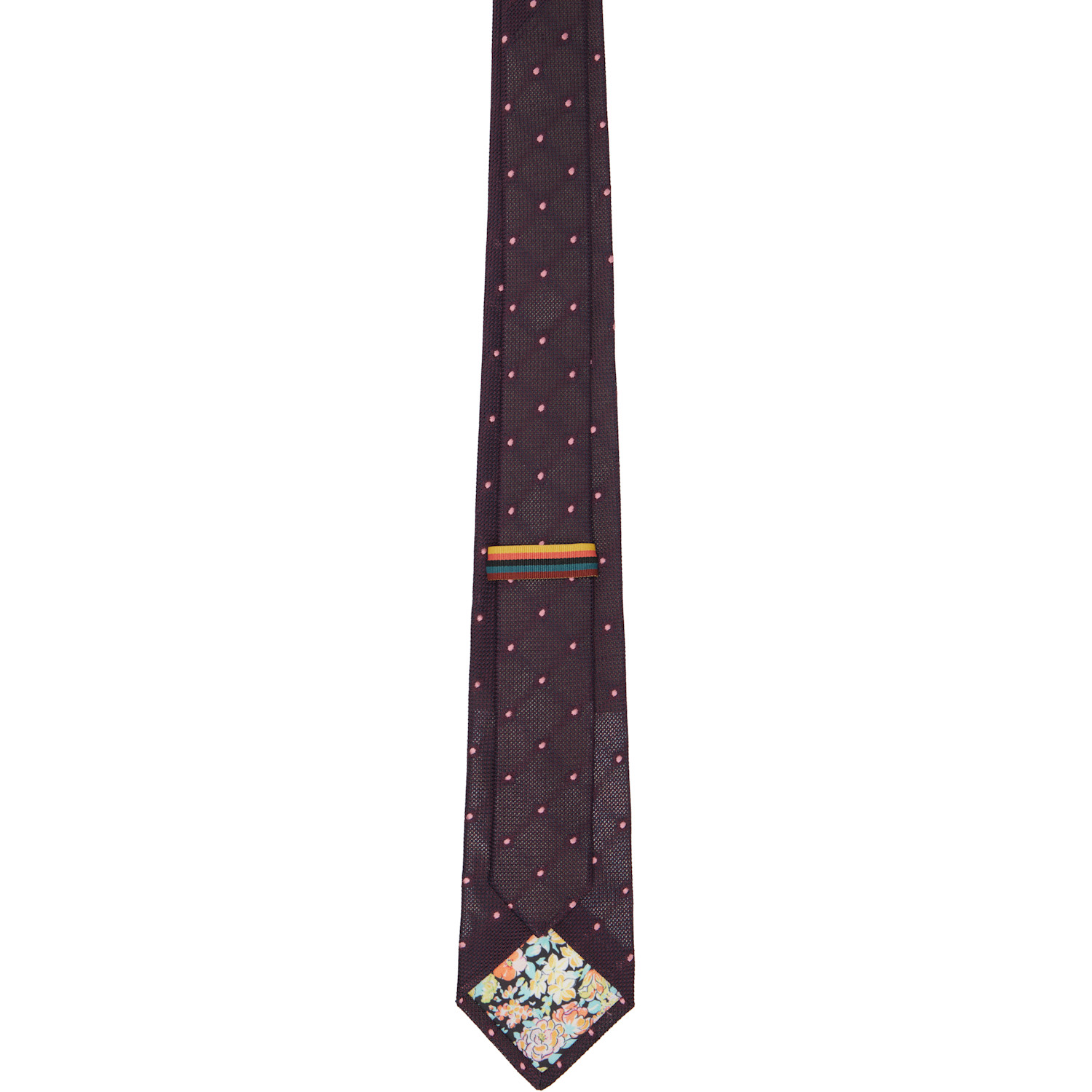  Paul Smith Burgundy Dots Tie 