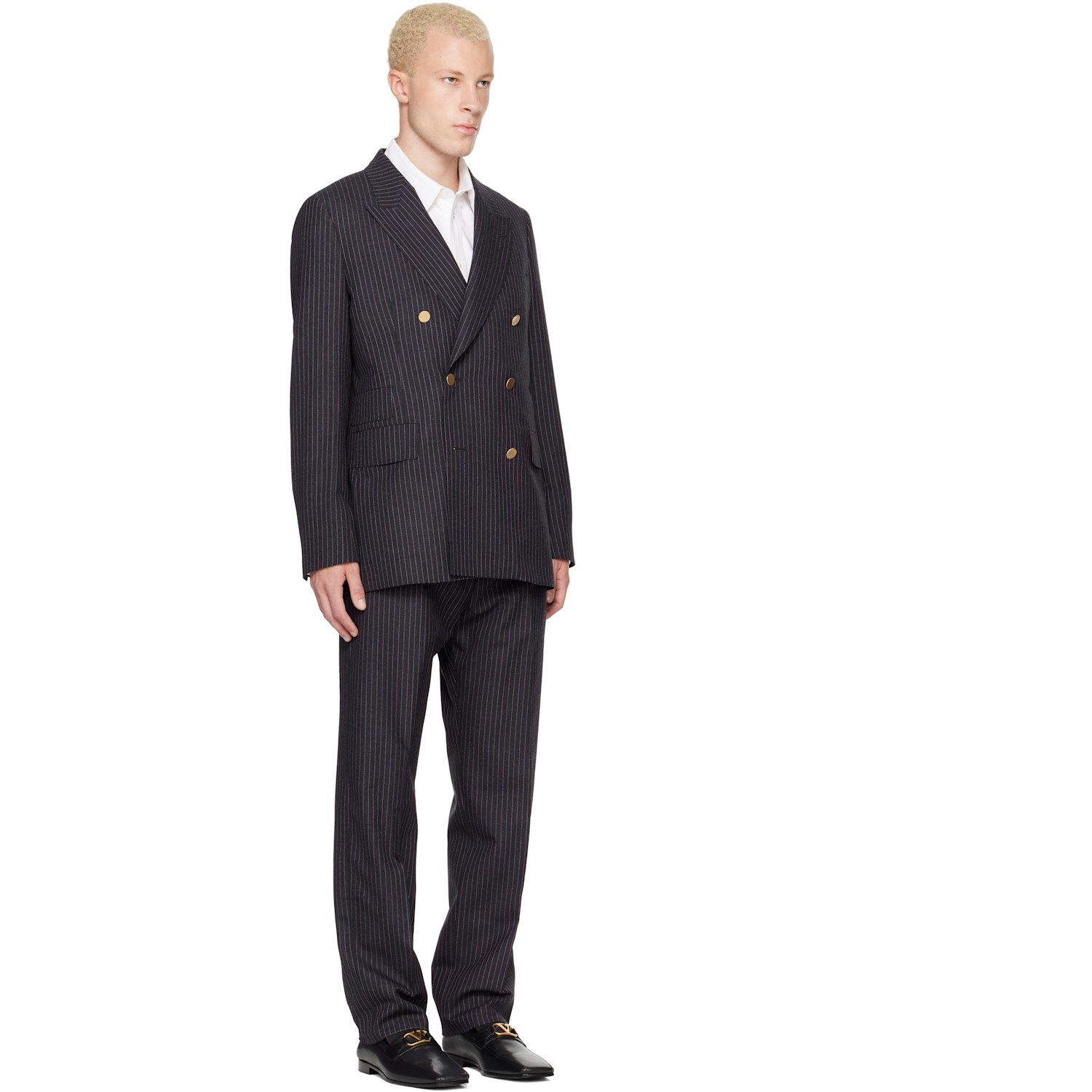  Paul Smith Brown Double-breasted Suit 