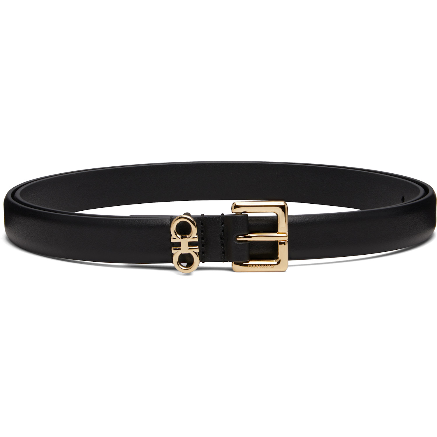 Ferragamo Khaki Gancini Reversible & Adjustable Belt