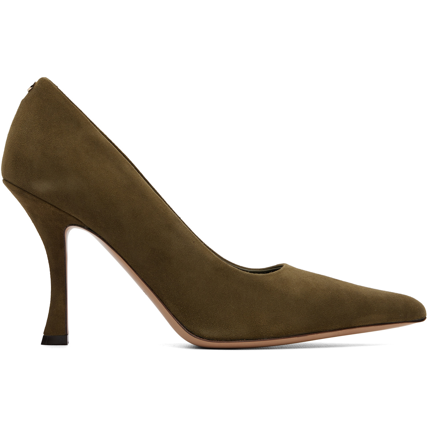 Ferragamo Green Elydea Pump Heels