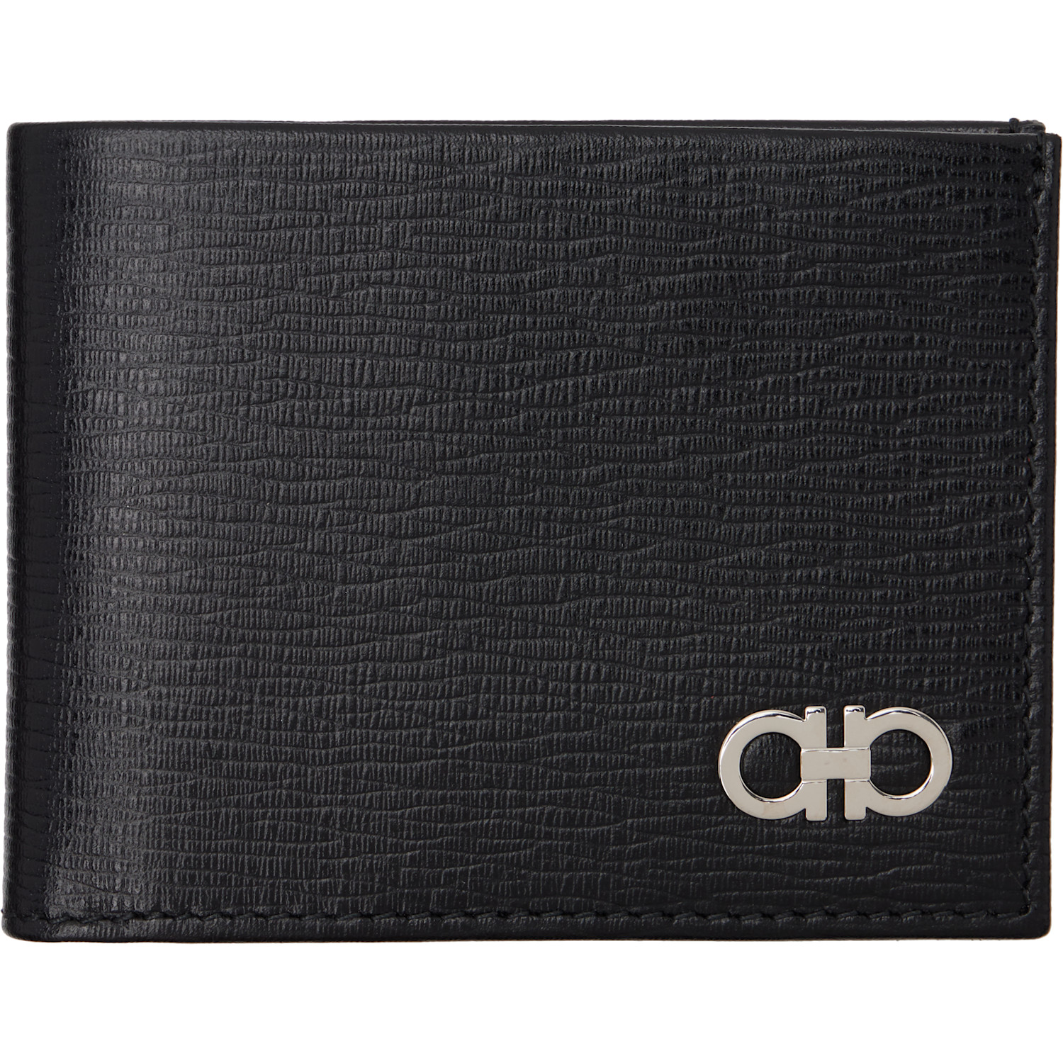 Ferragamo Black Gancini Wallet
