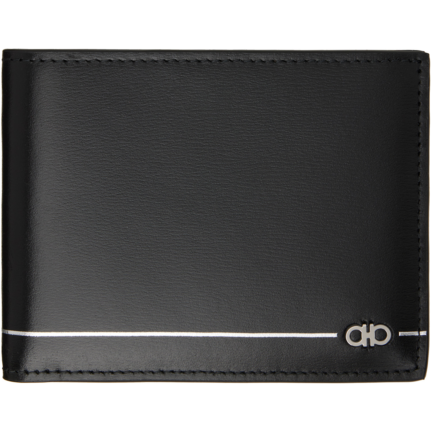 Ferragamo Black Gancini Wallet