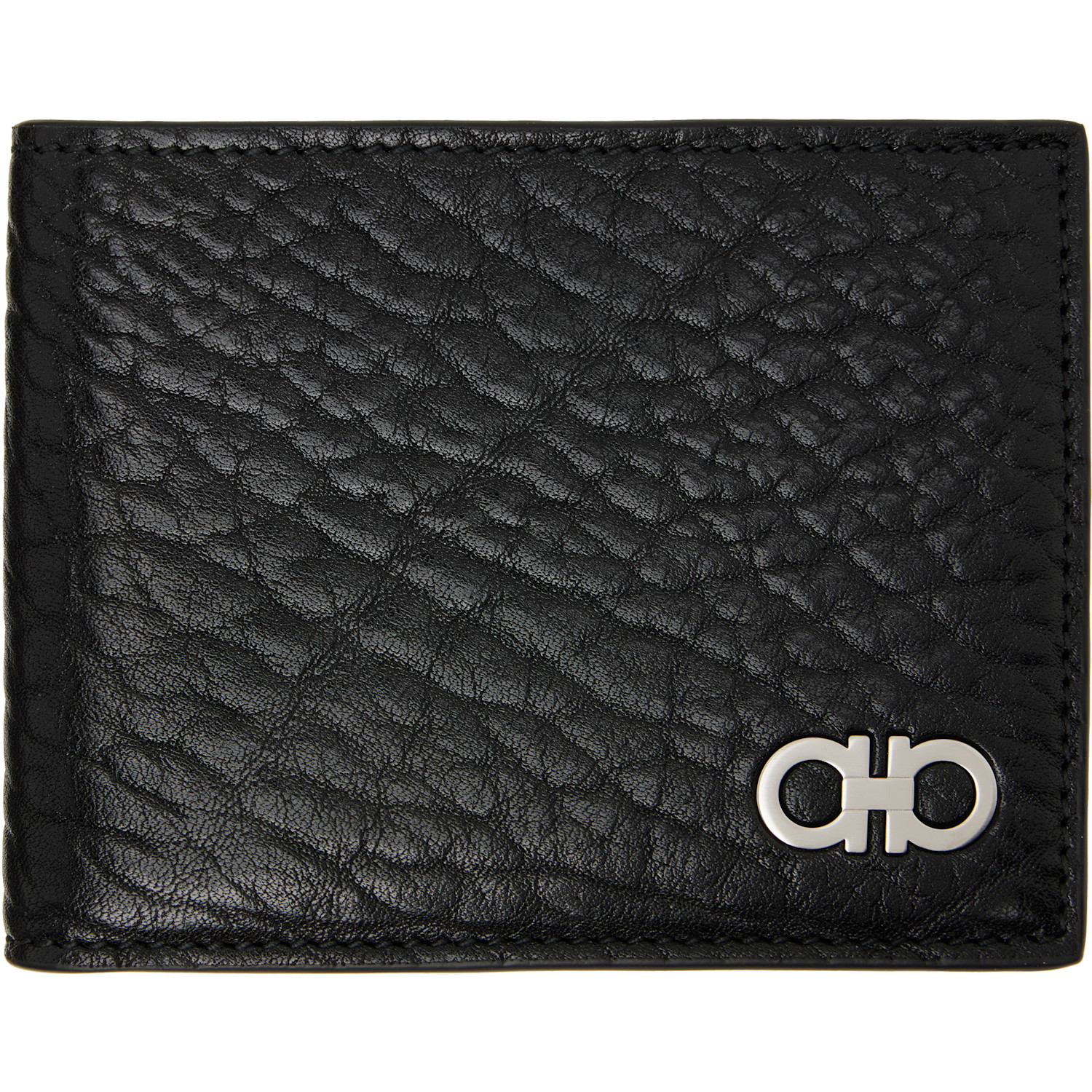 Ferragamo Black Gancini Wallet