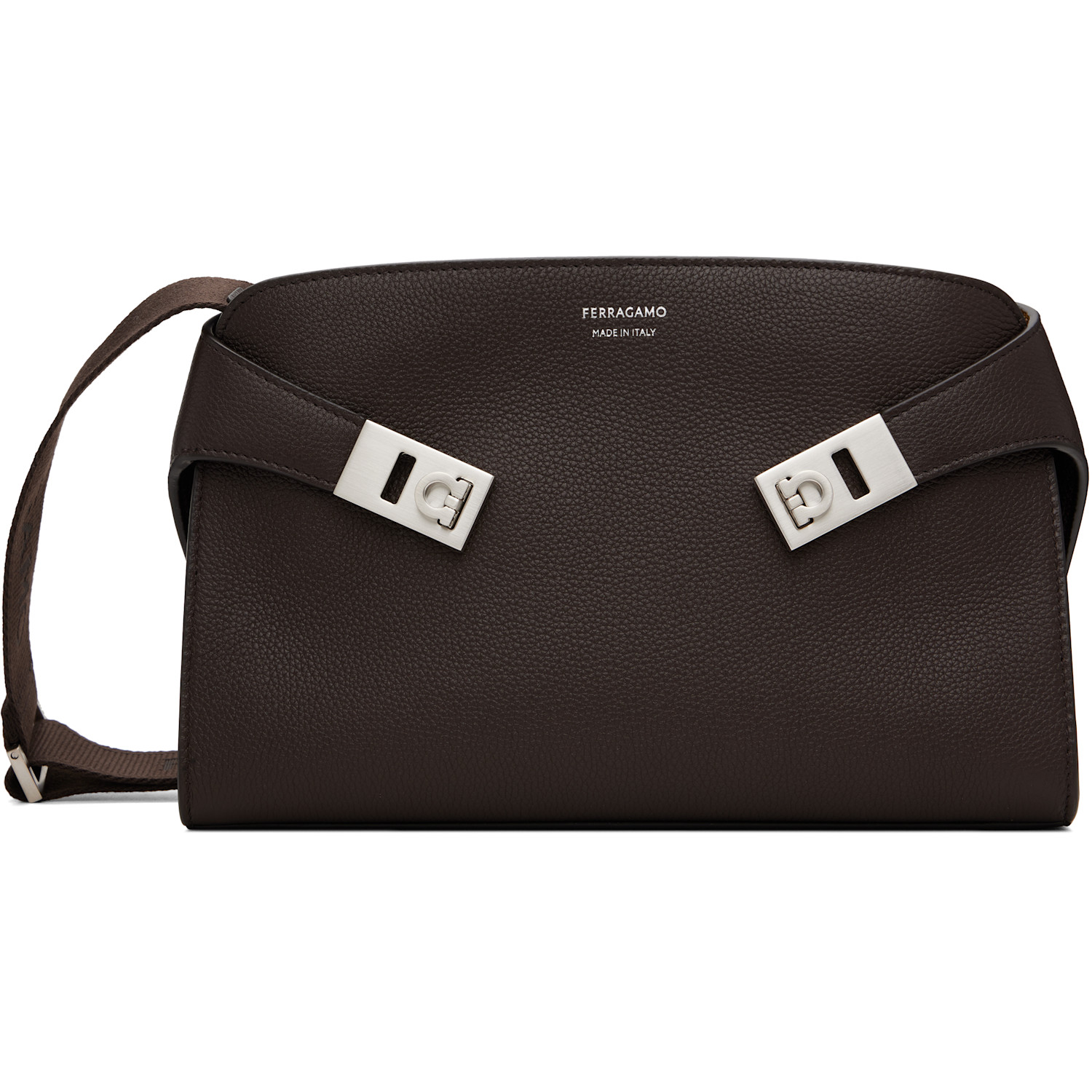 Ferragamo Brown Hug Messenger Bag