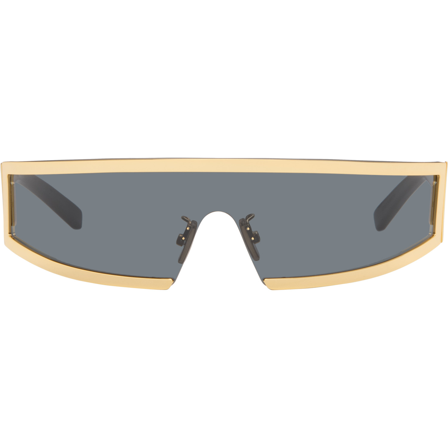 Givenchy Gold Square Sunglasses