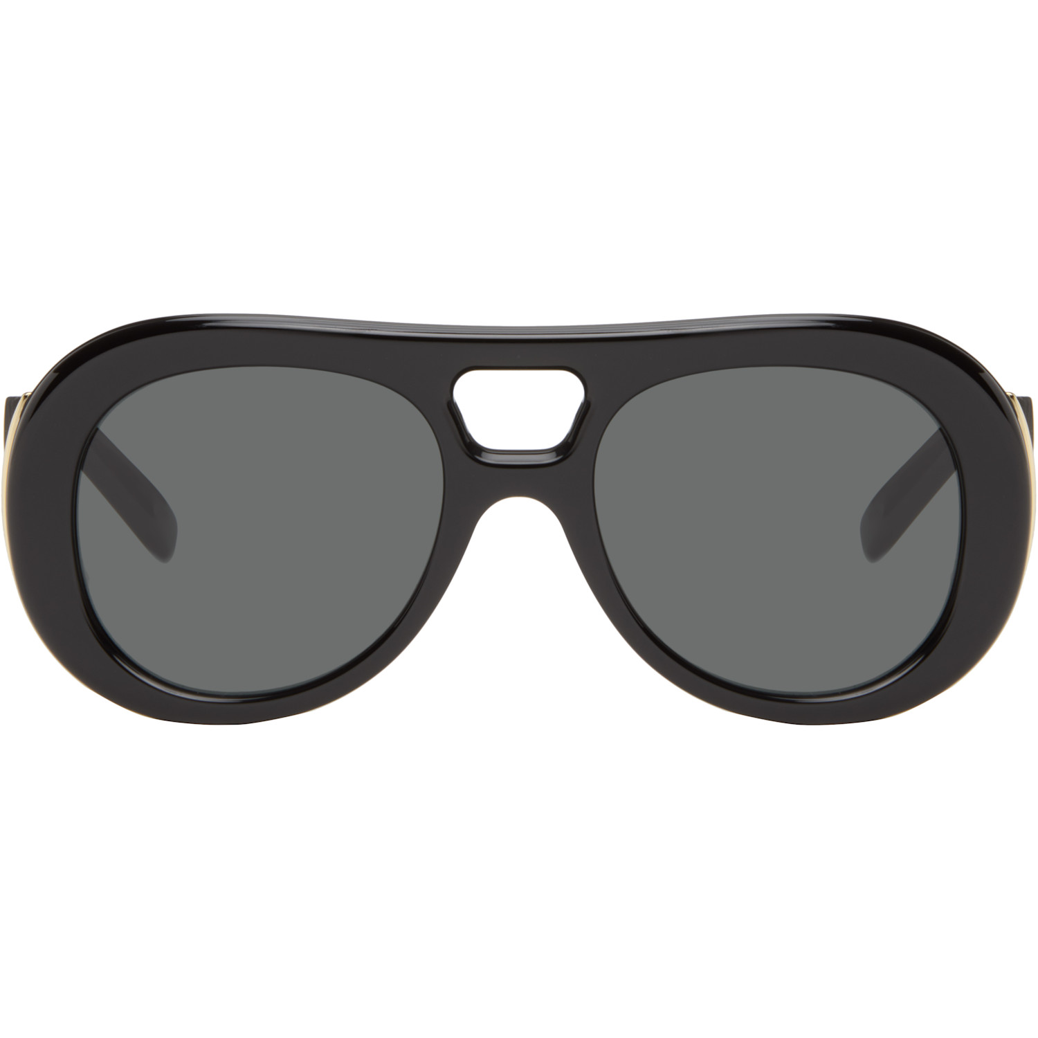 Givenchy Black Mask Aviator Sunglasses