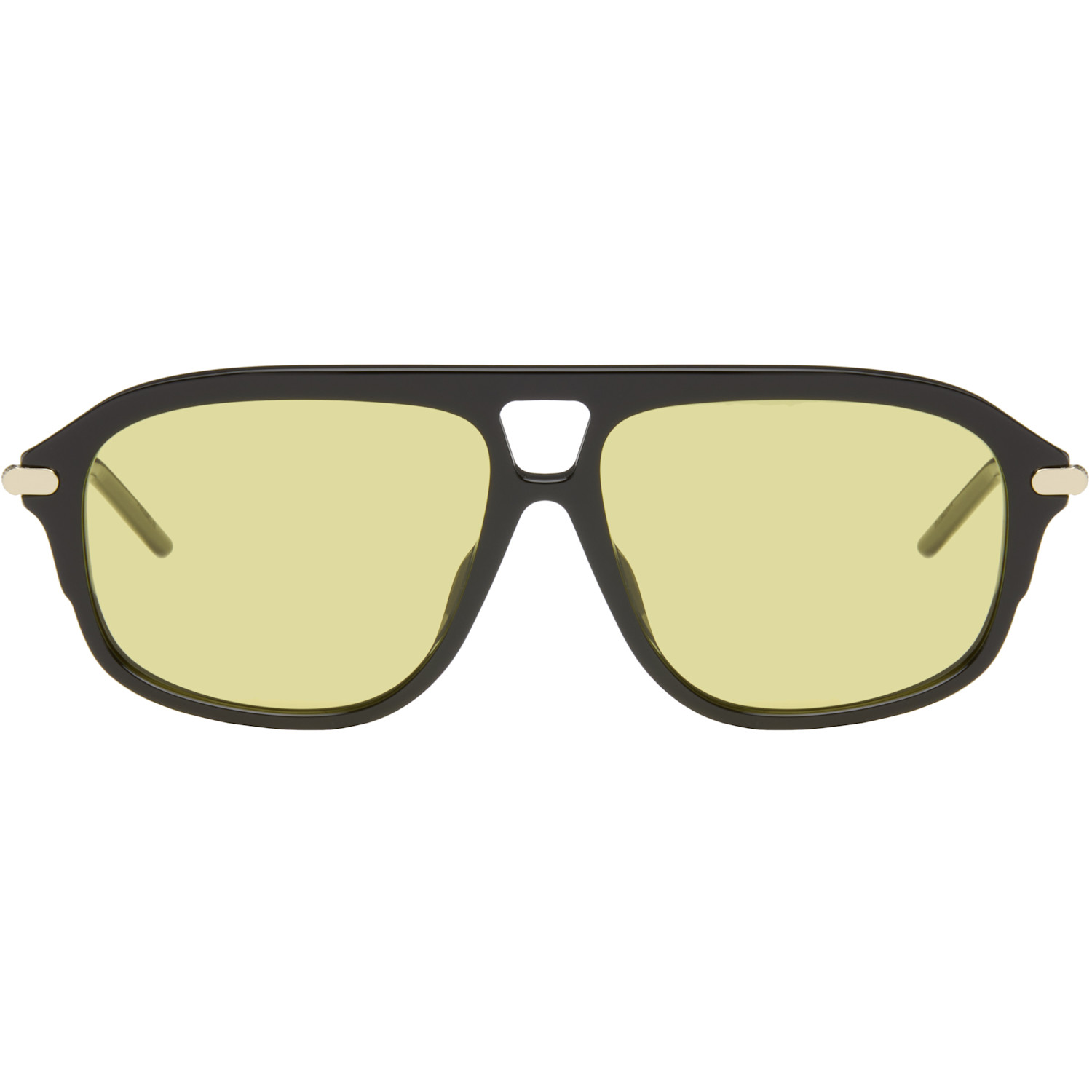 Givenchy Black GV One Aviator Sunglasses