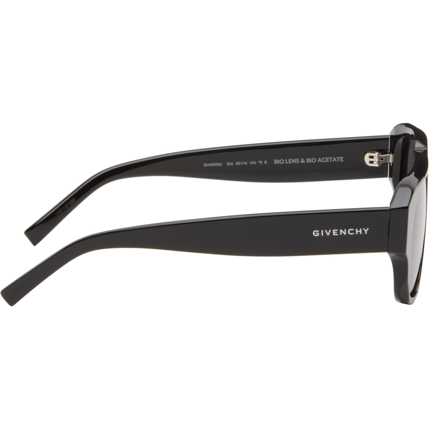  Givenchy Black Gv Day Aviator Sunglasses 