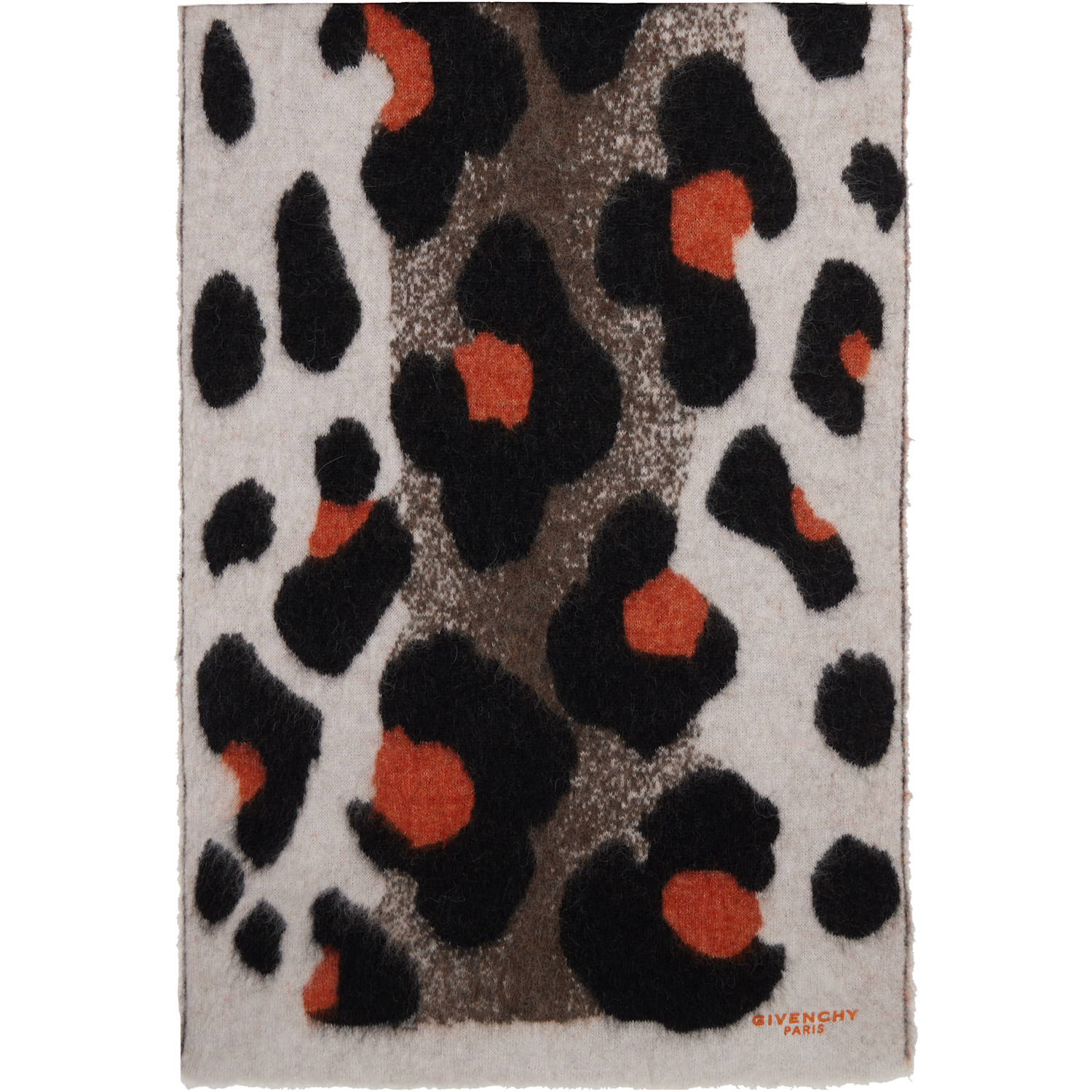 Givenchy Brown & Beige Alpaca Scarf