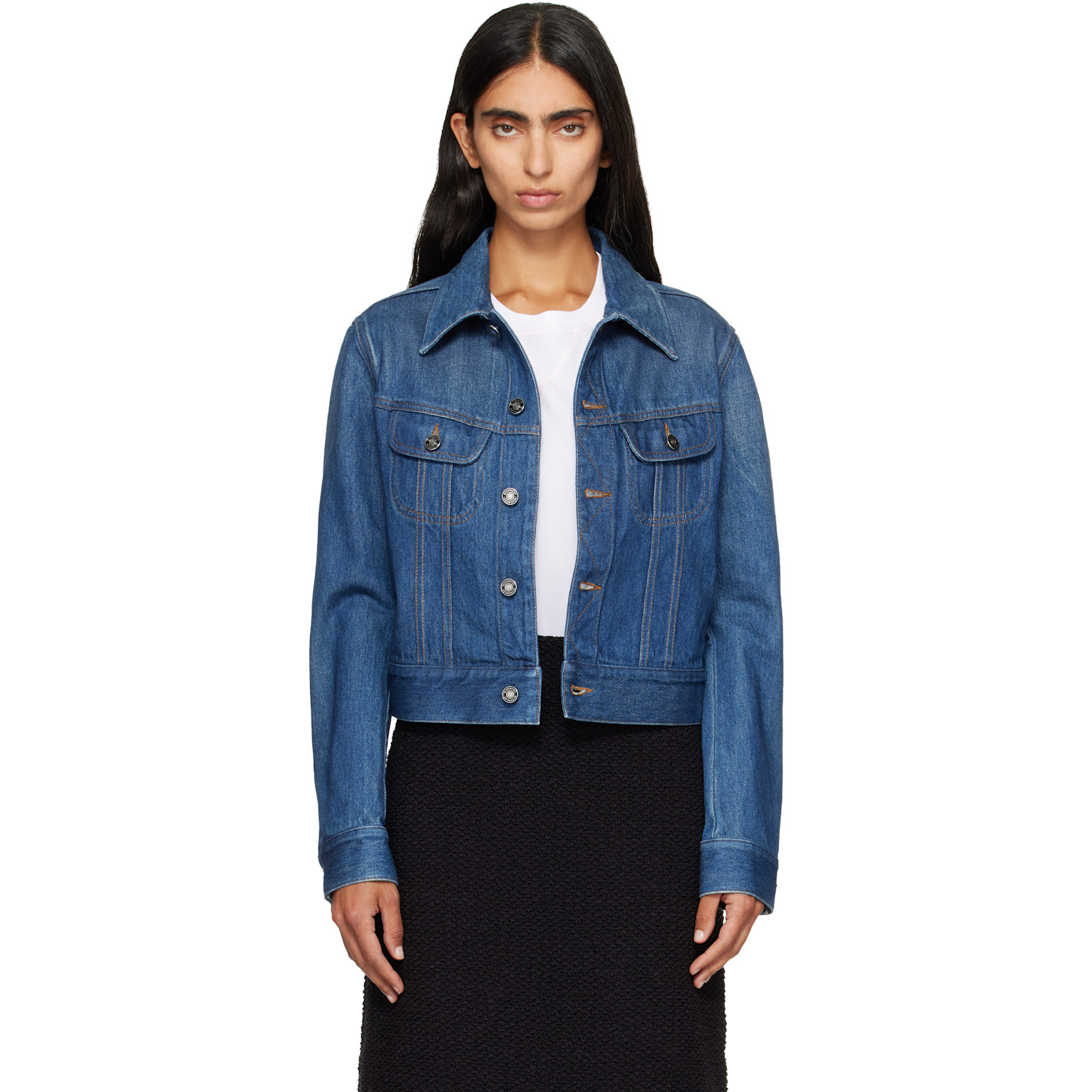 Givenchy Blue Regular Denim Jacket