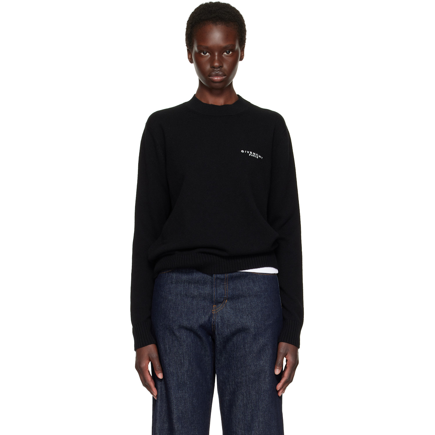Givenchy Black Wool & Cashmere Sweater