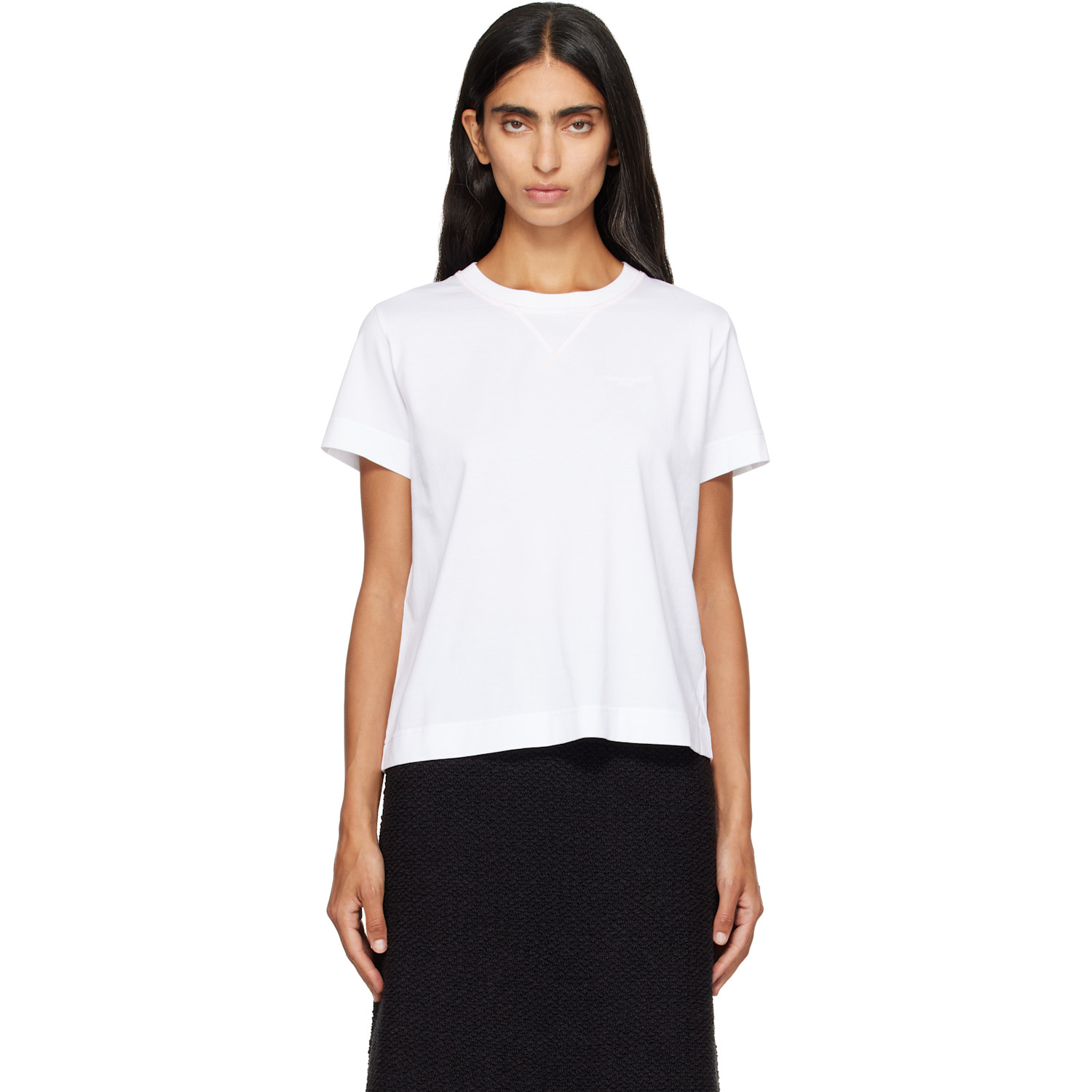 Givenchy White Logo Crewneck T-shirt
