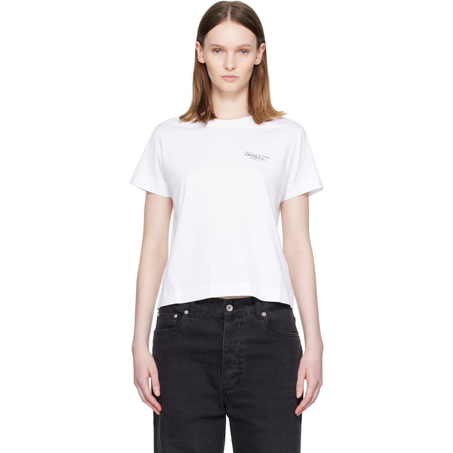 Givenchy White Fitted T-shirt