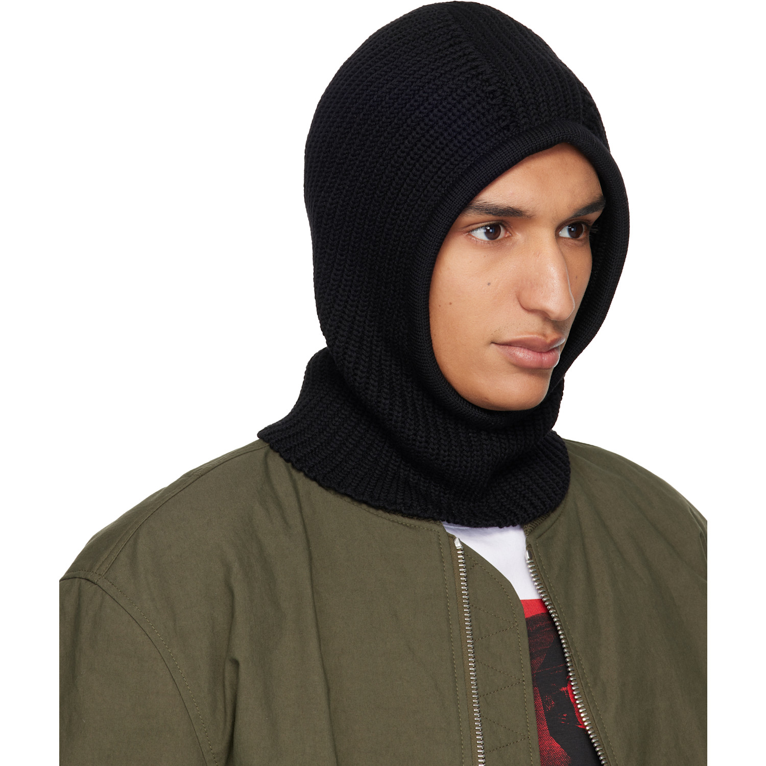  Givenchy Black Wool Balaclava 