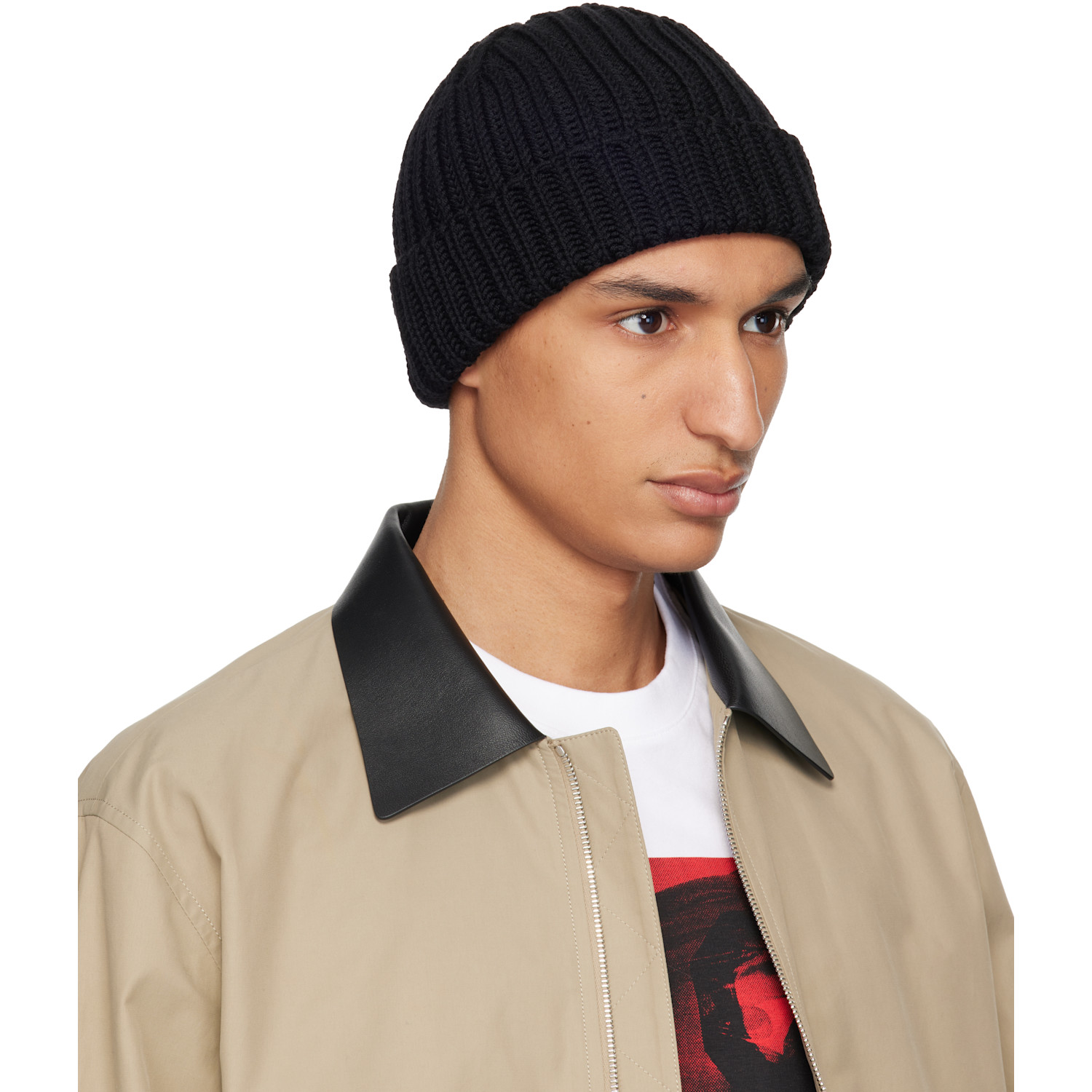  Givenchy Black Safety Pin Beanie 