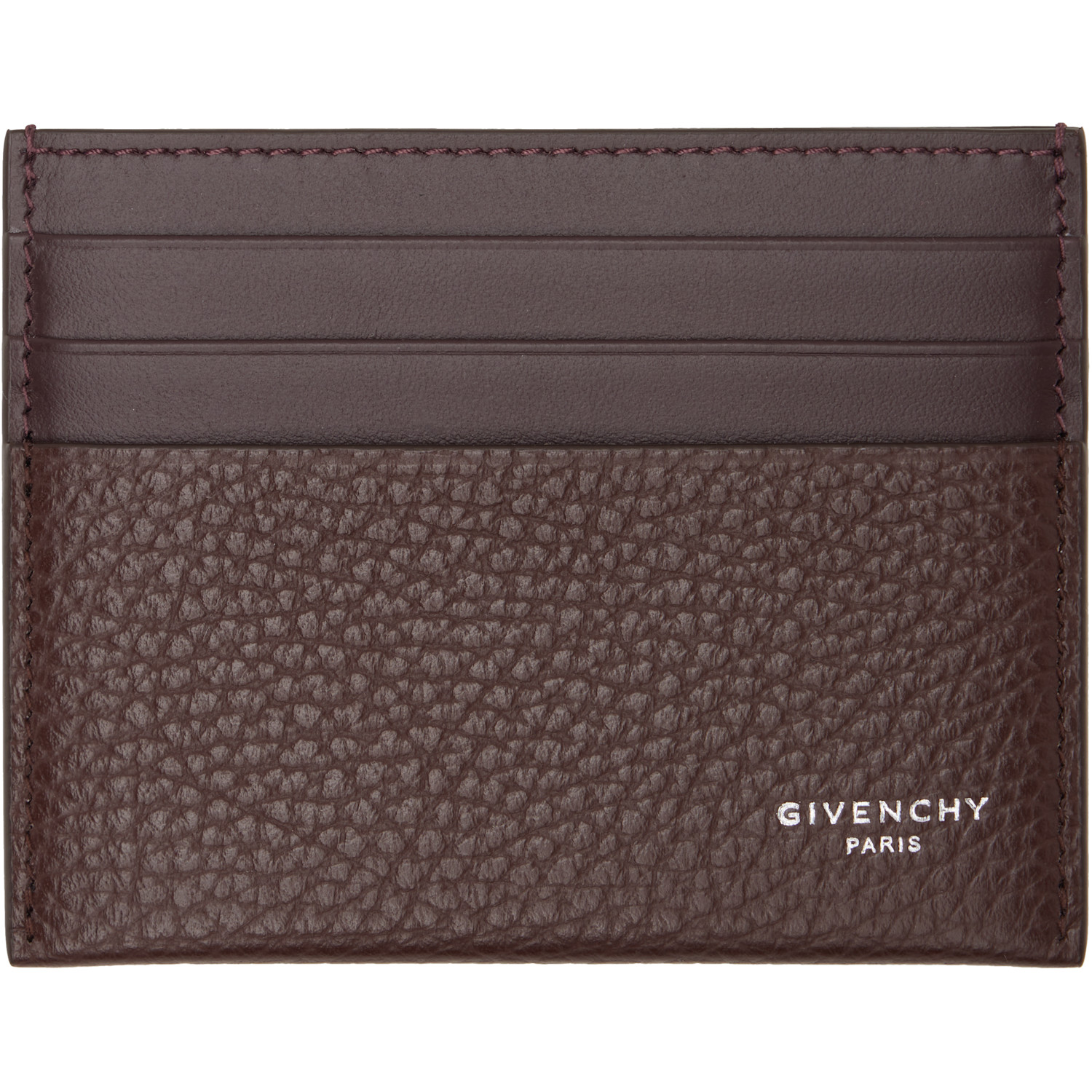 Givenchy Brown Logo Card Holder