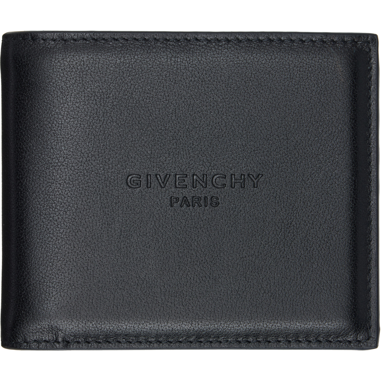 Givenchy Black Padded Billfold Wallet