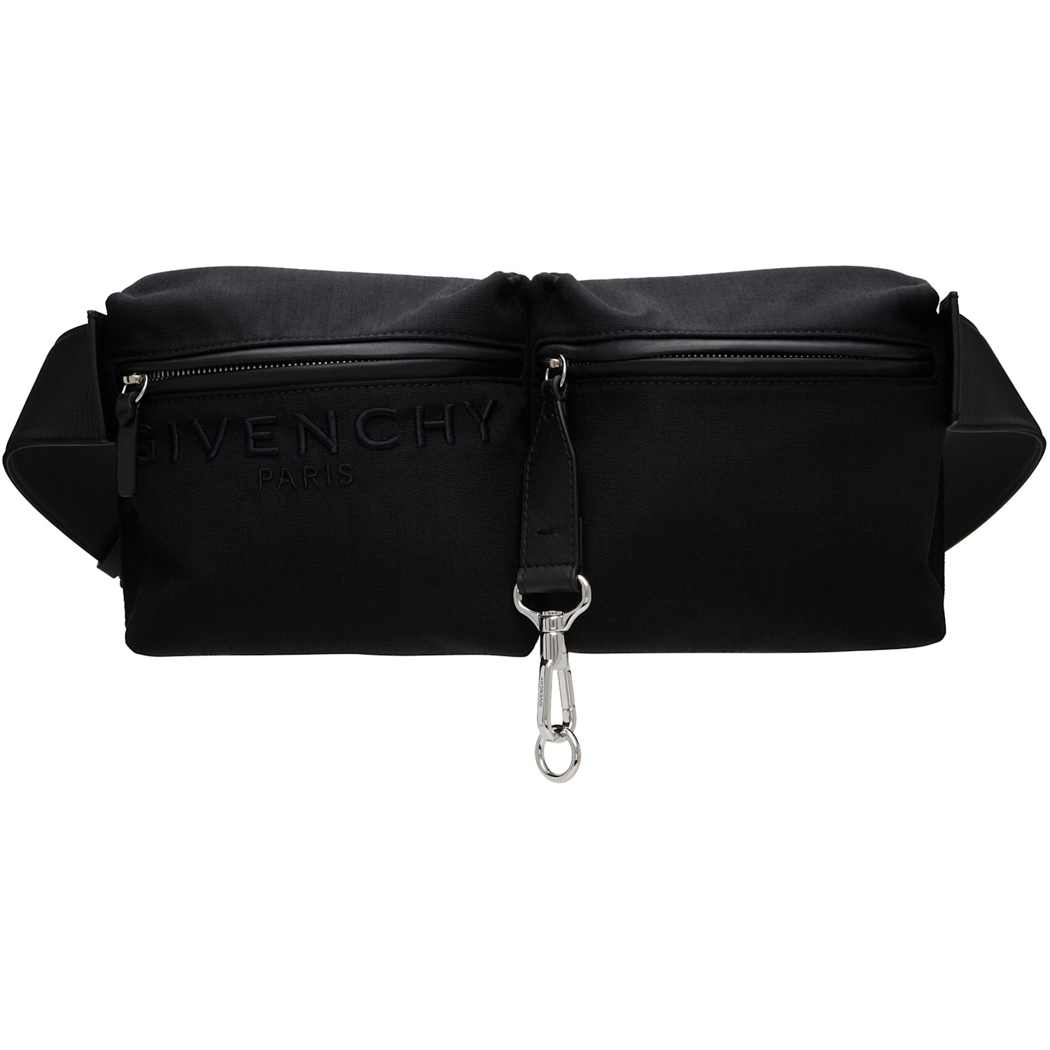 Givenchy Black Cargo Canvas Belt Bag
