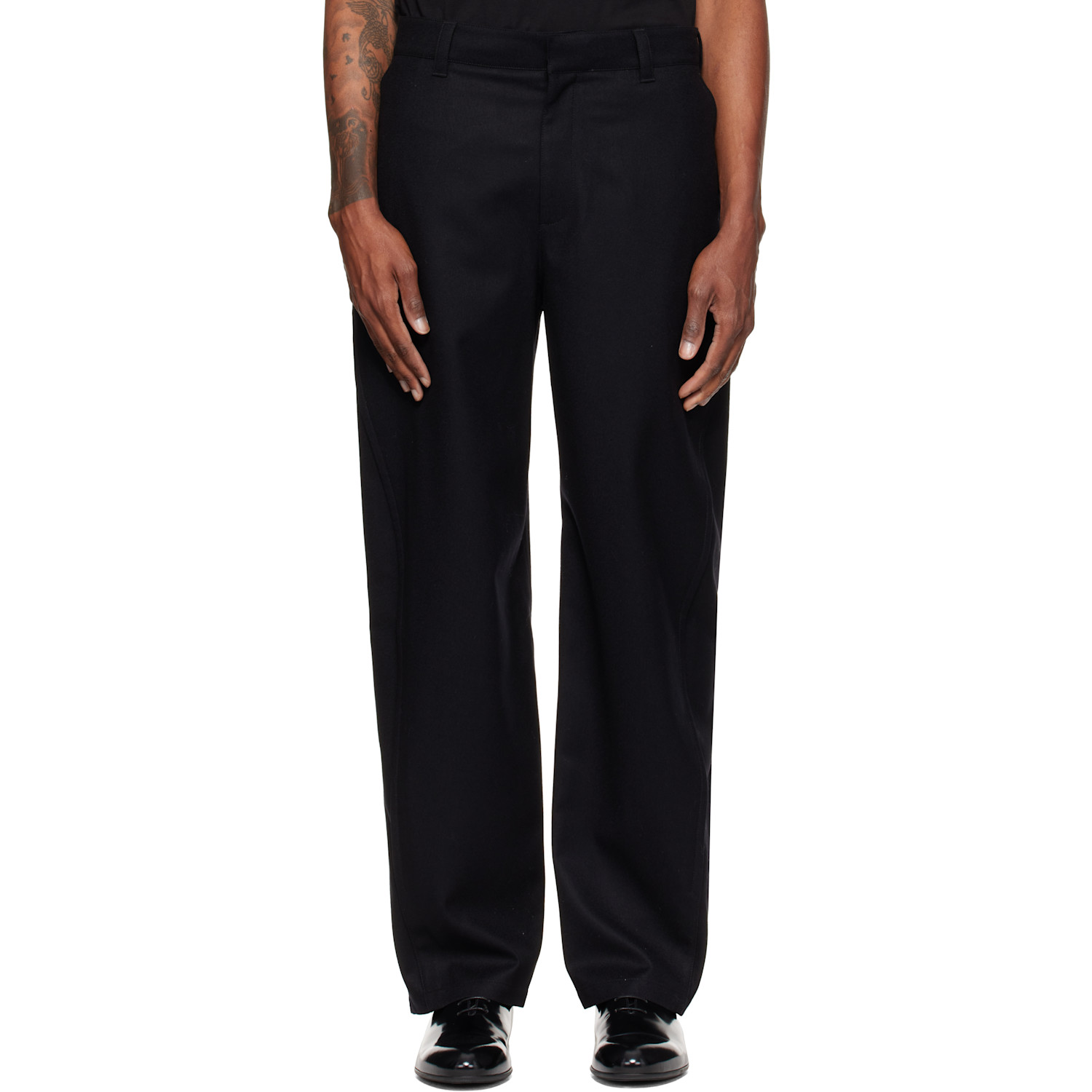 Givenchy Black Couture Seam Trousers