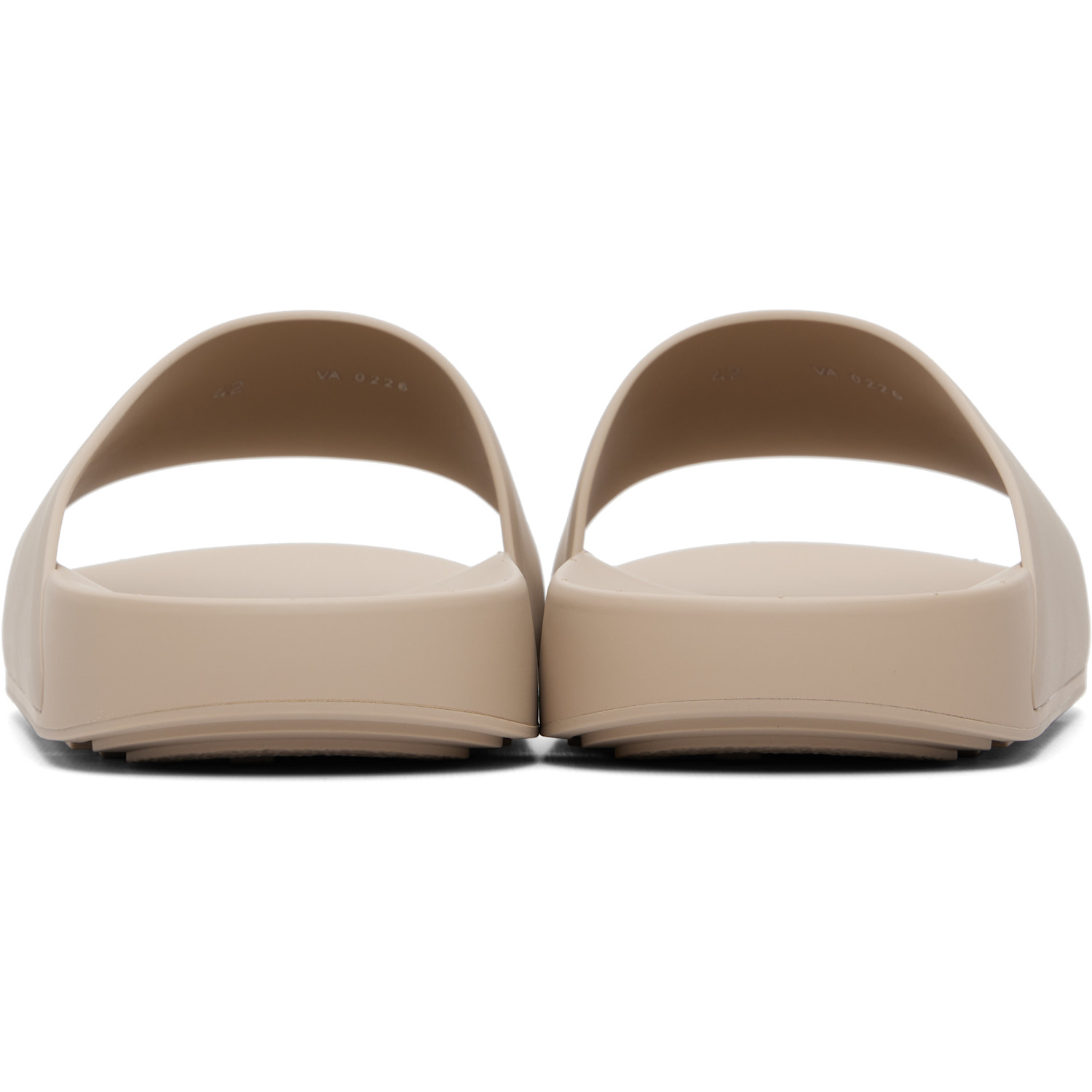  Givenchy Beige Label Slide Sandals 
