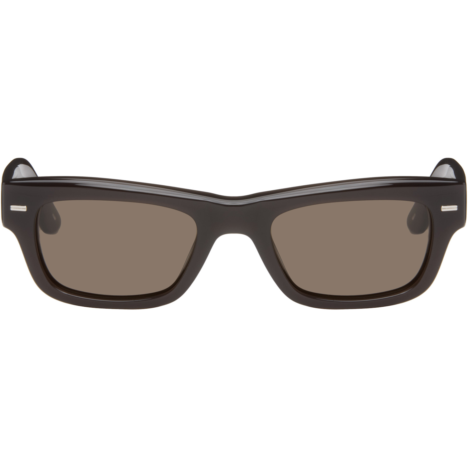THISTLES Brown 'The Jack' Sunglasses