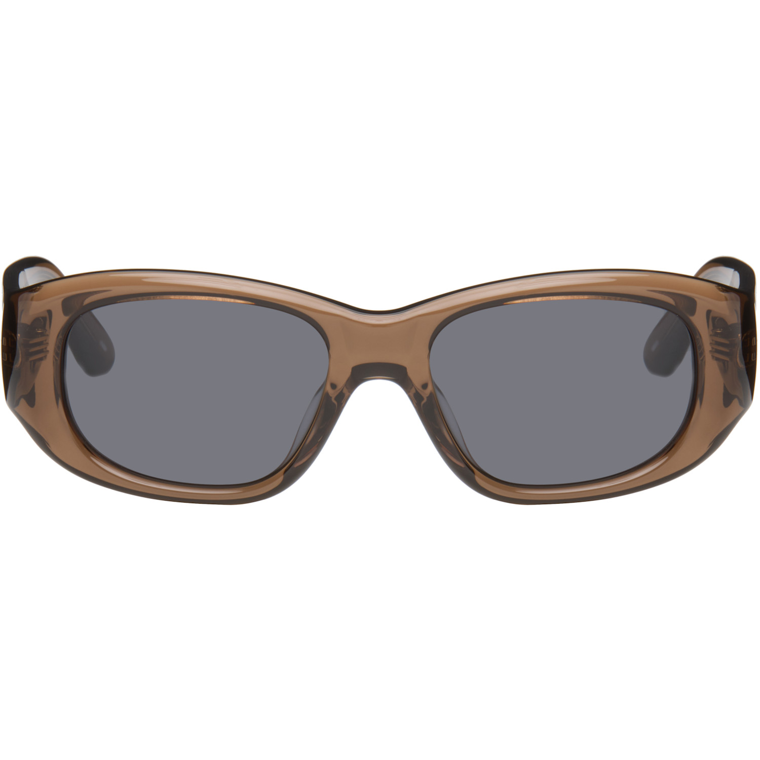 THISTLES Brown 'The Al' Sunglasses