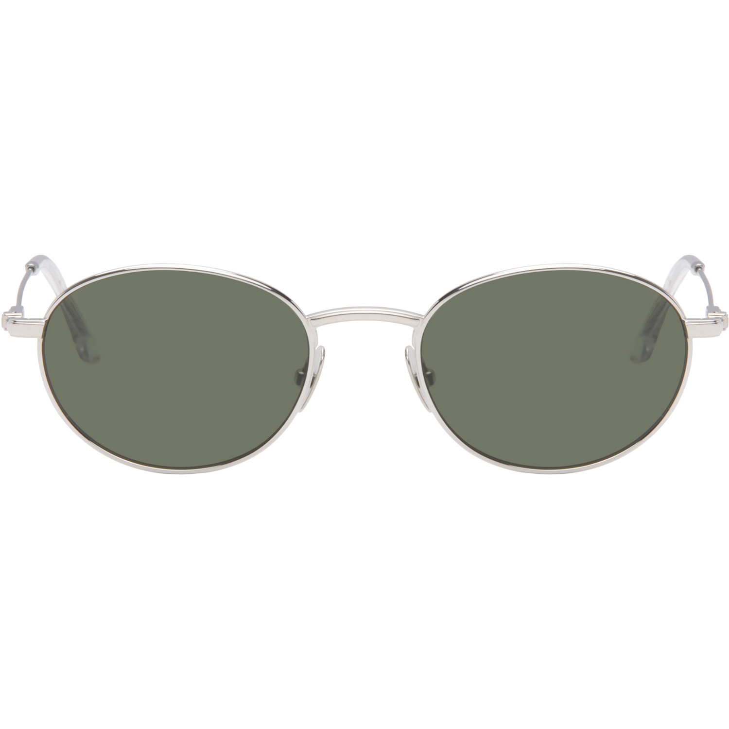 THISTLES Silver 'The CRUZ' Sunglasses