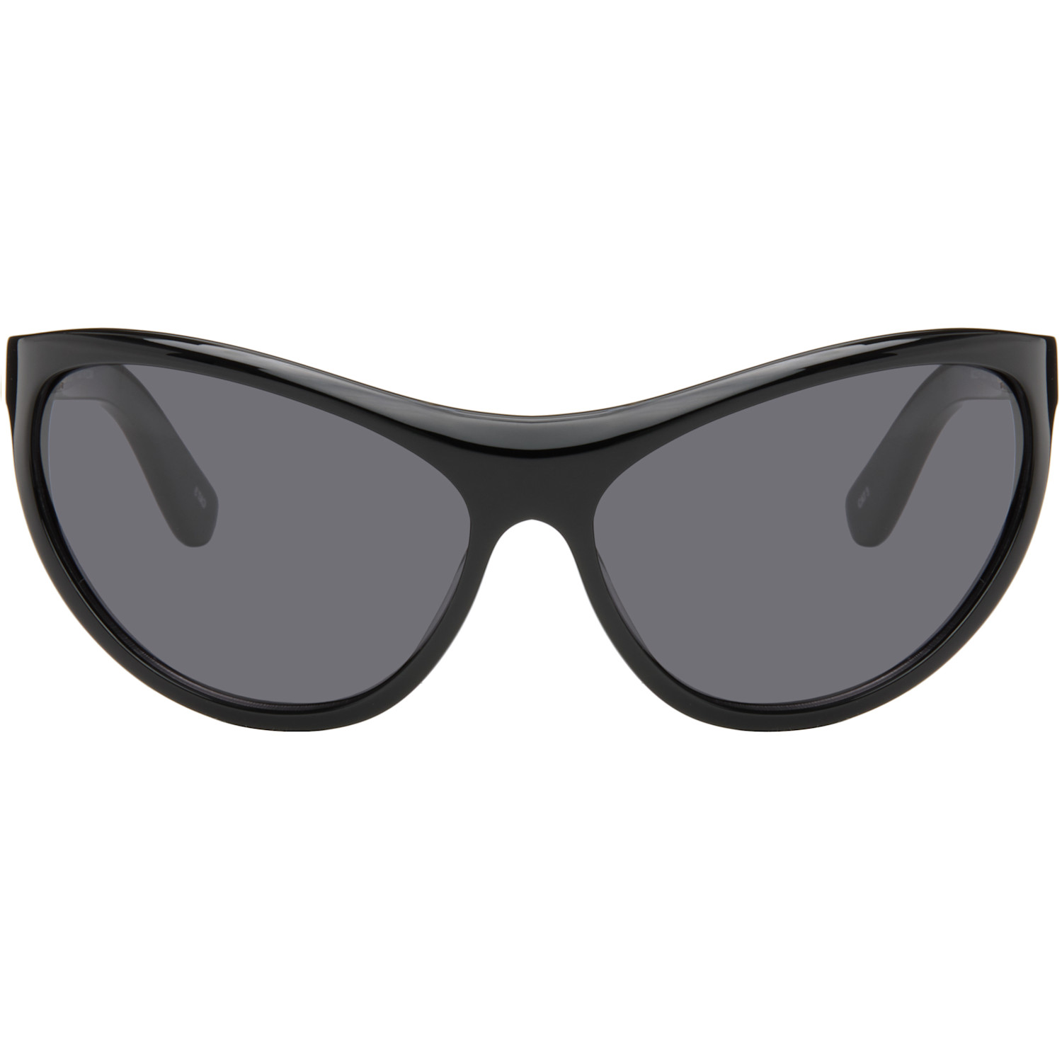 THISTLES Black 'The Lex' Sunglasses