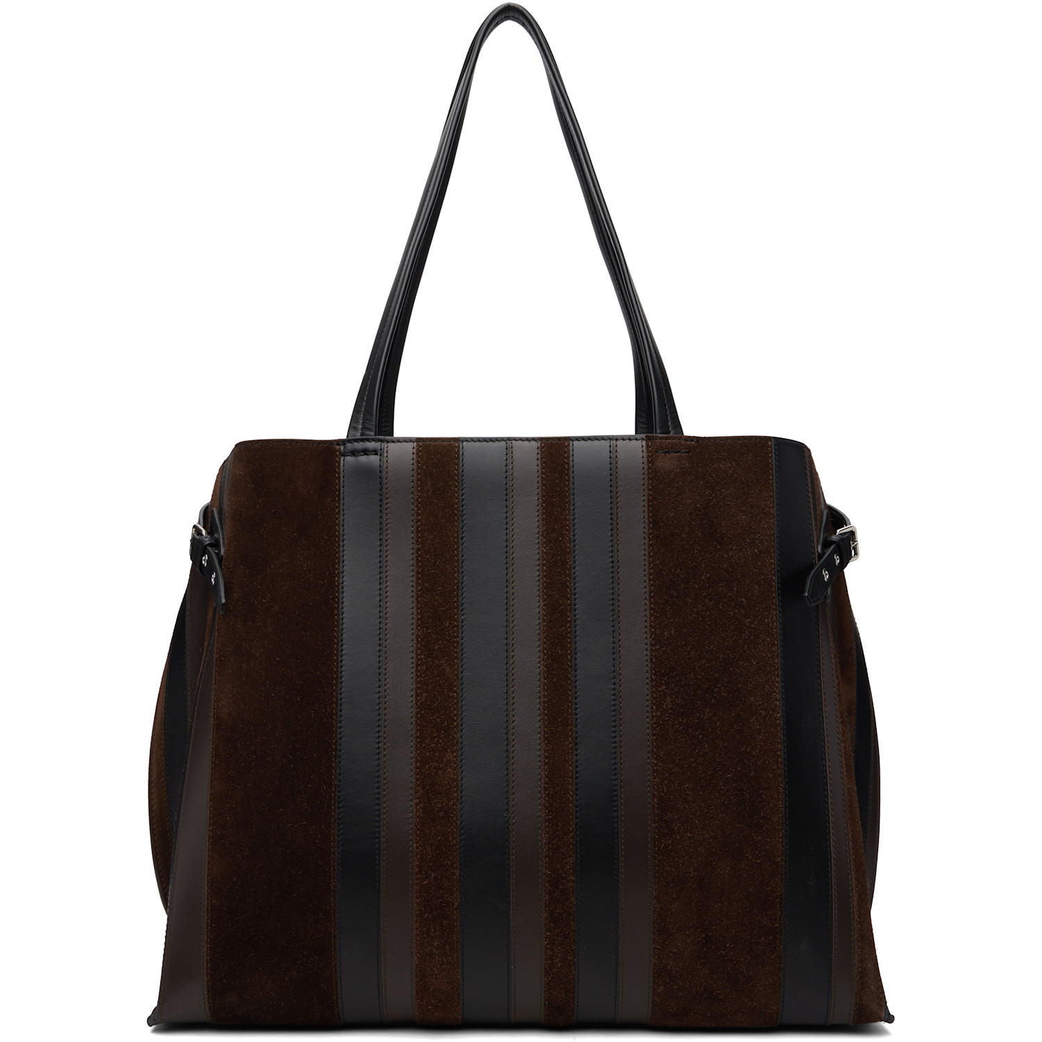 Proenza Schouler Brown & Black Days Carryall Tote In Black/espresso