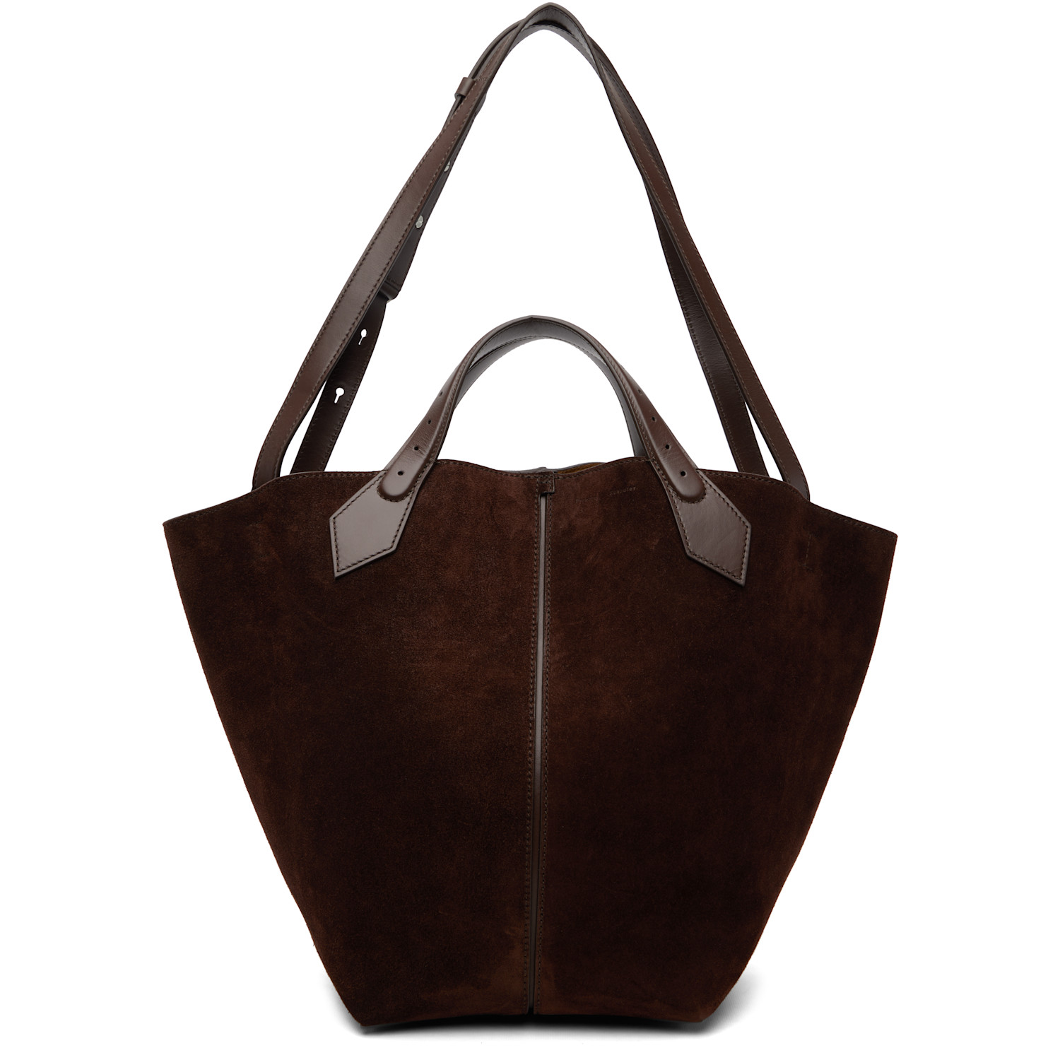 Proenza Schouler Brown Large Chelsea Tote In Chocolate