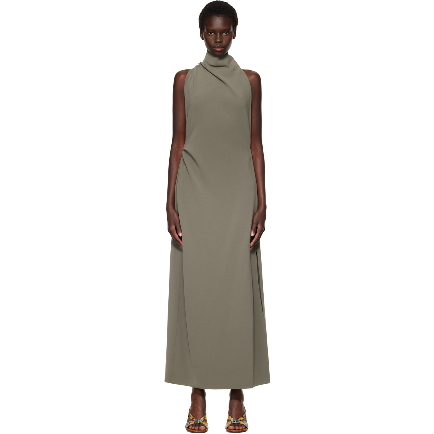 Proenza Schouler Khaki Selena Maxi Dress