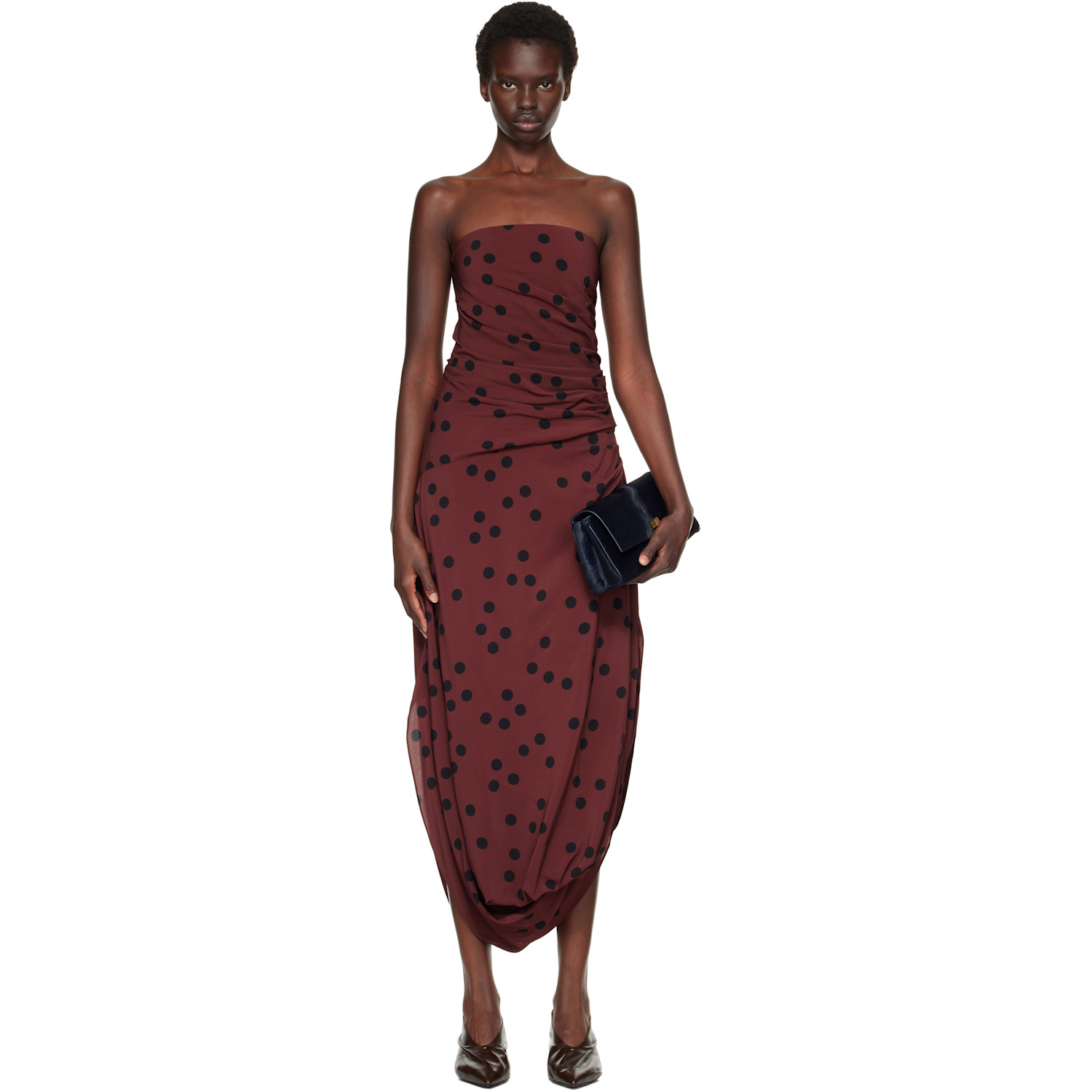 Proenza Schouler Burgundy Nayara Maxi Dress