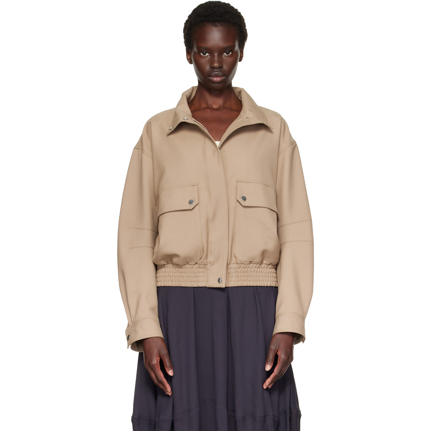 Proenza Schouler Beige Aviva Jacket