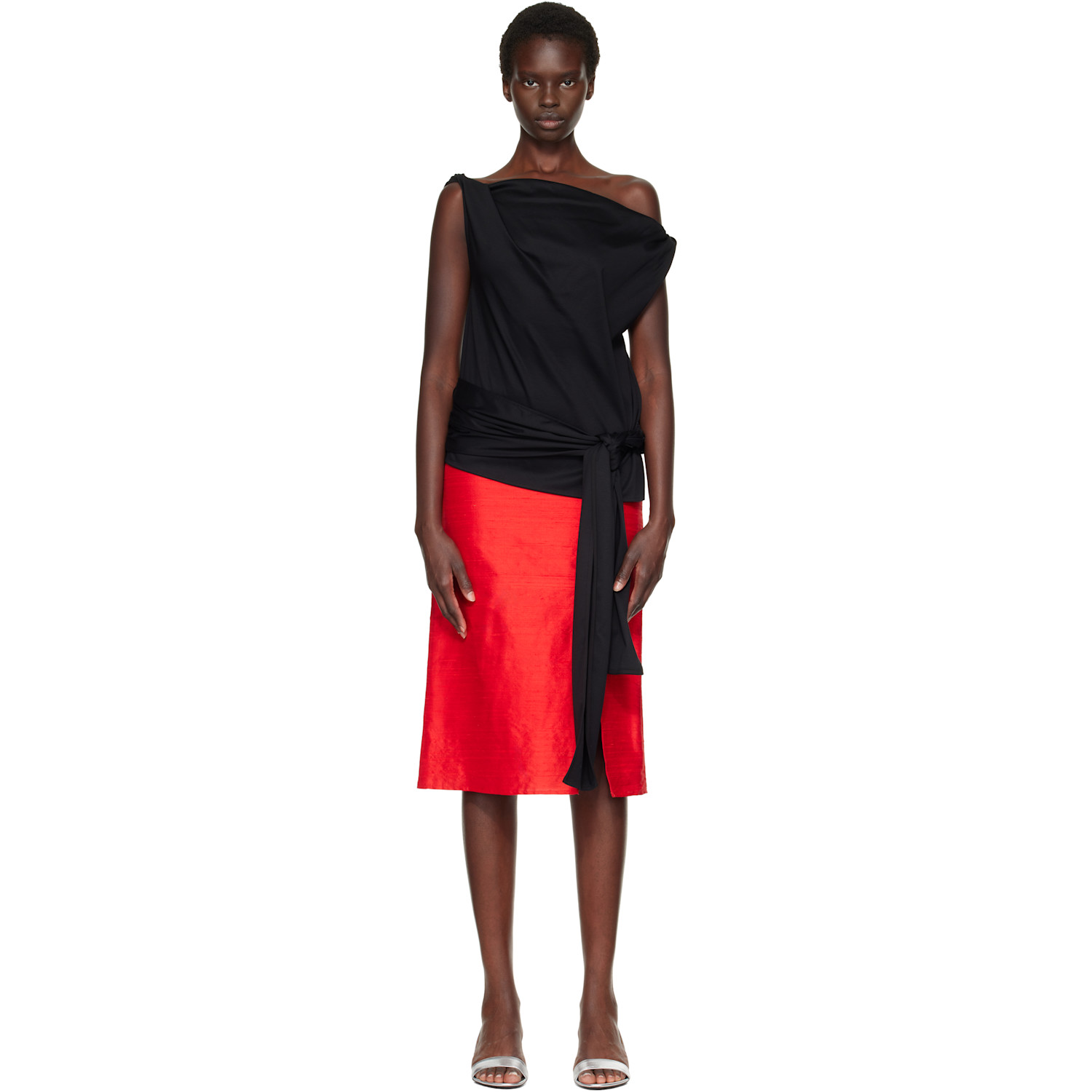 Proenza Schouler Black Zafira Top