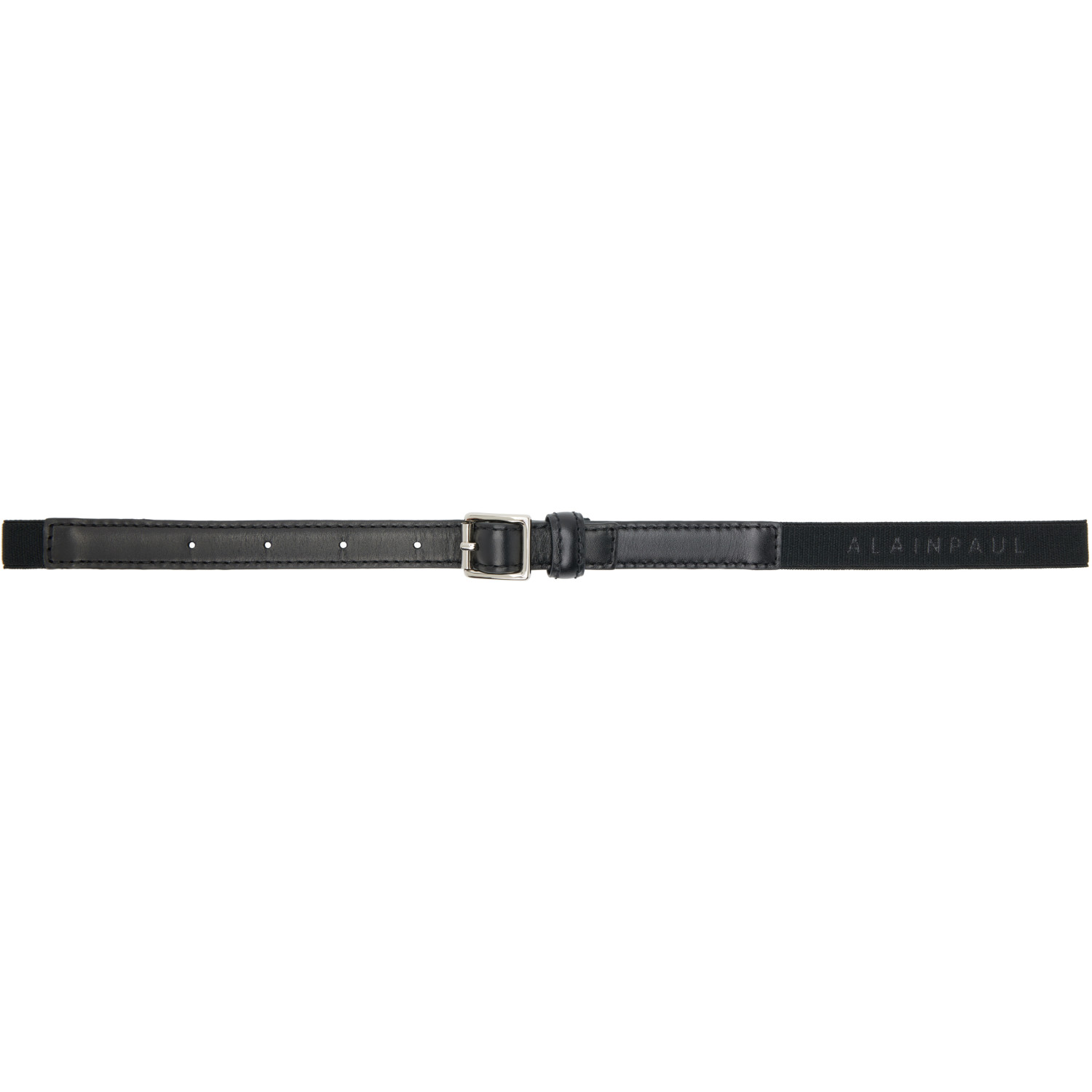 ALAINPAUL Black Elasticated Belt