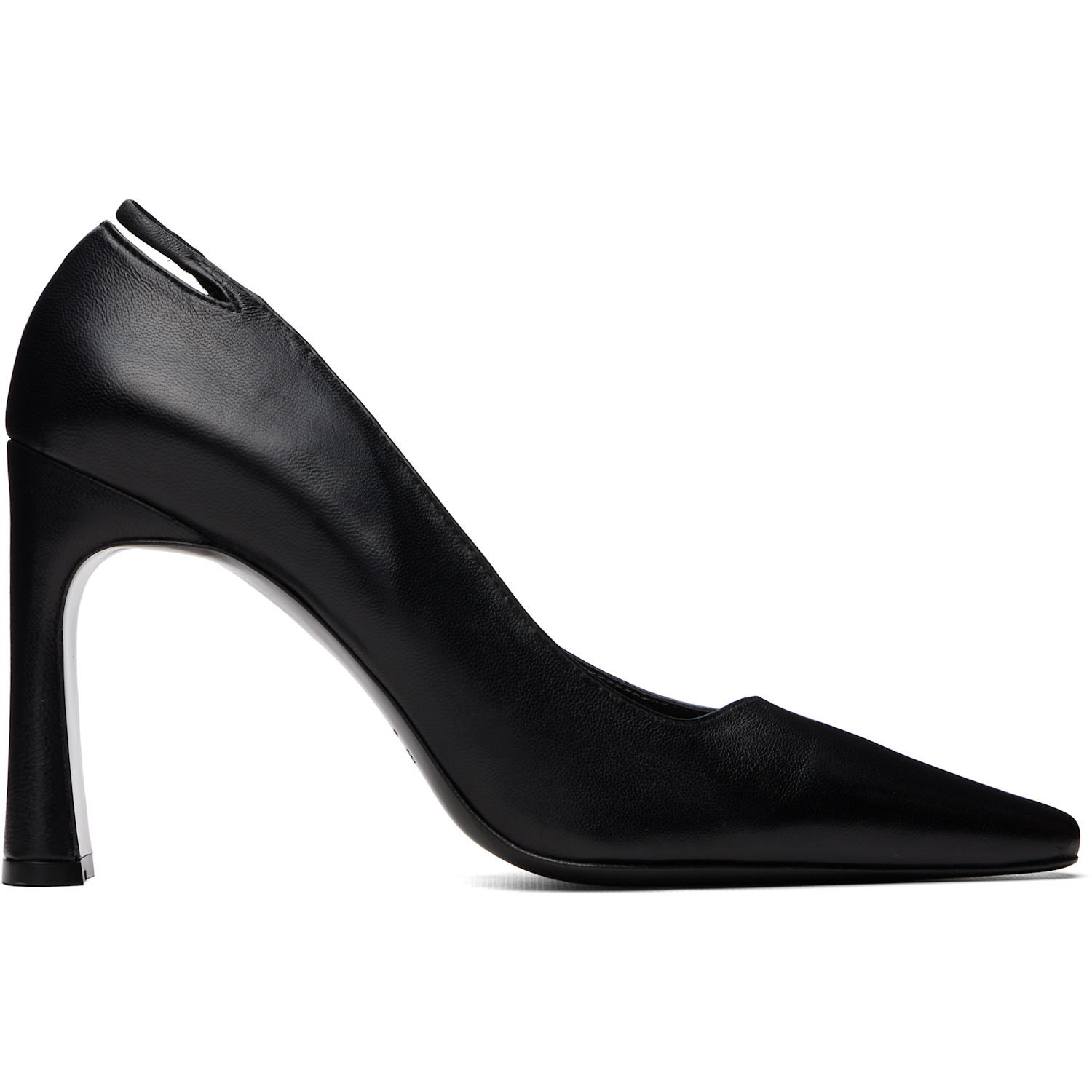 BY FAR Black Diva Heels