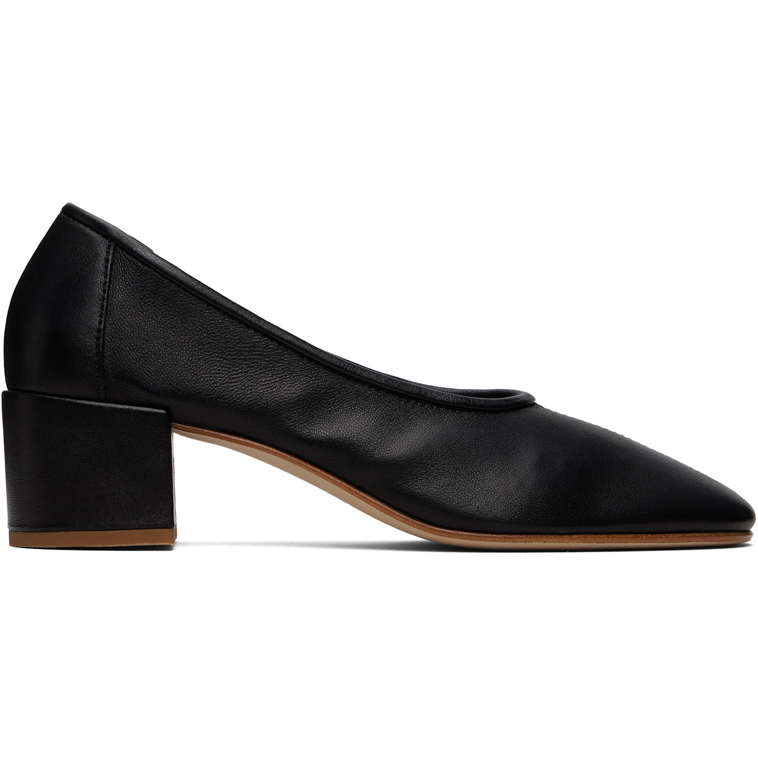 BY FAR Black Prudence 45 Heels